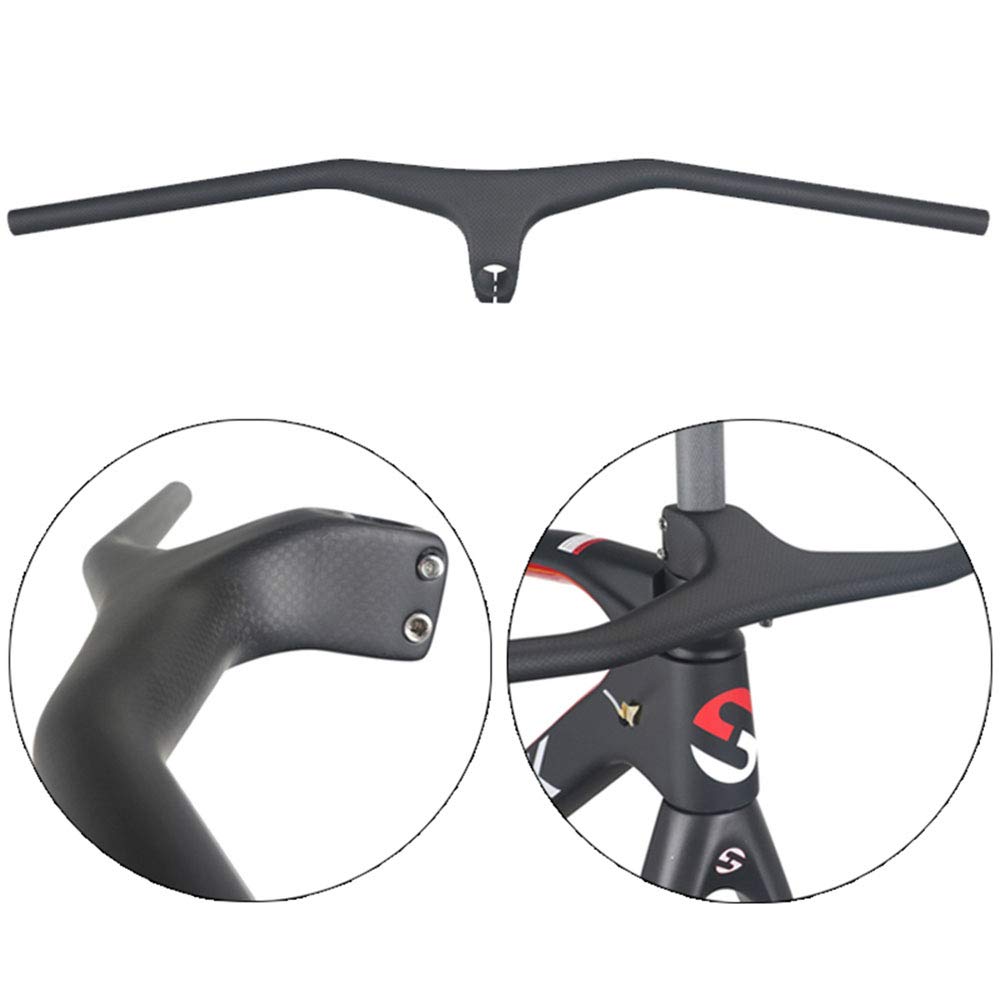 Full Carbon Fiber MTB Mountain Bike Handlebar - 600mm to 720mm Length Options, 17° Rise, Lightweight & Durable - Perfect for Trail Riding, Downhill & Cross-Country Cycling