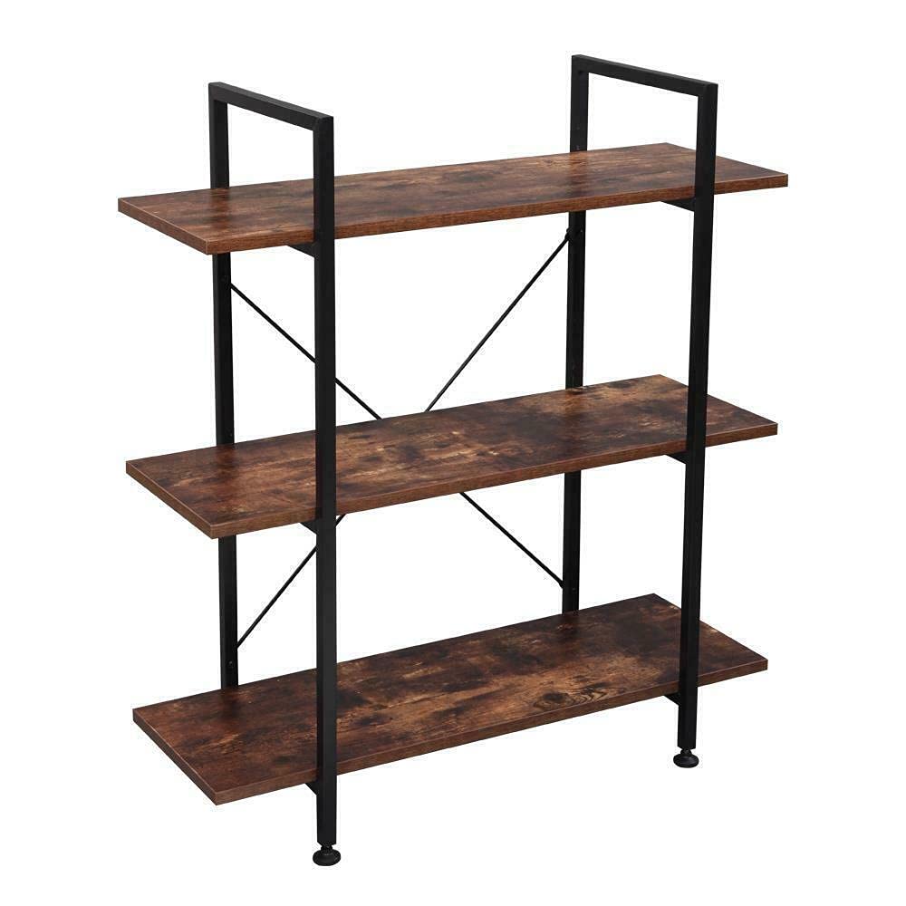 3-Tier Wall Shelf - Sturdy Floating Shelves for Bedroom, Bathroom & Office Storage - Perfect for Books, Decor & Organization - Space-Saving Closet Organizer & Wall Decor Solution