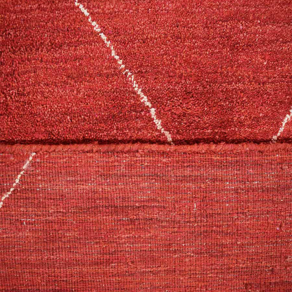 Handmade Prism Hand Knotted Rug - Premium Wool Area Rug for Living Room, Bedroom, Dining Room - Boho Chic Home Decor