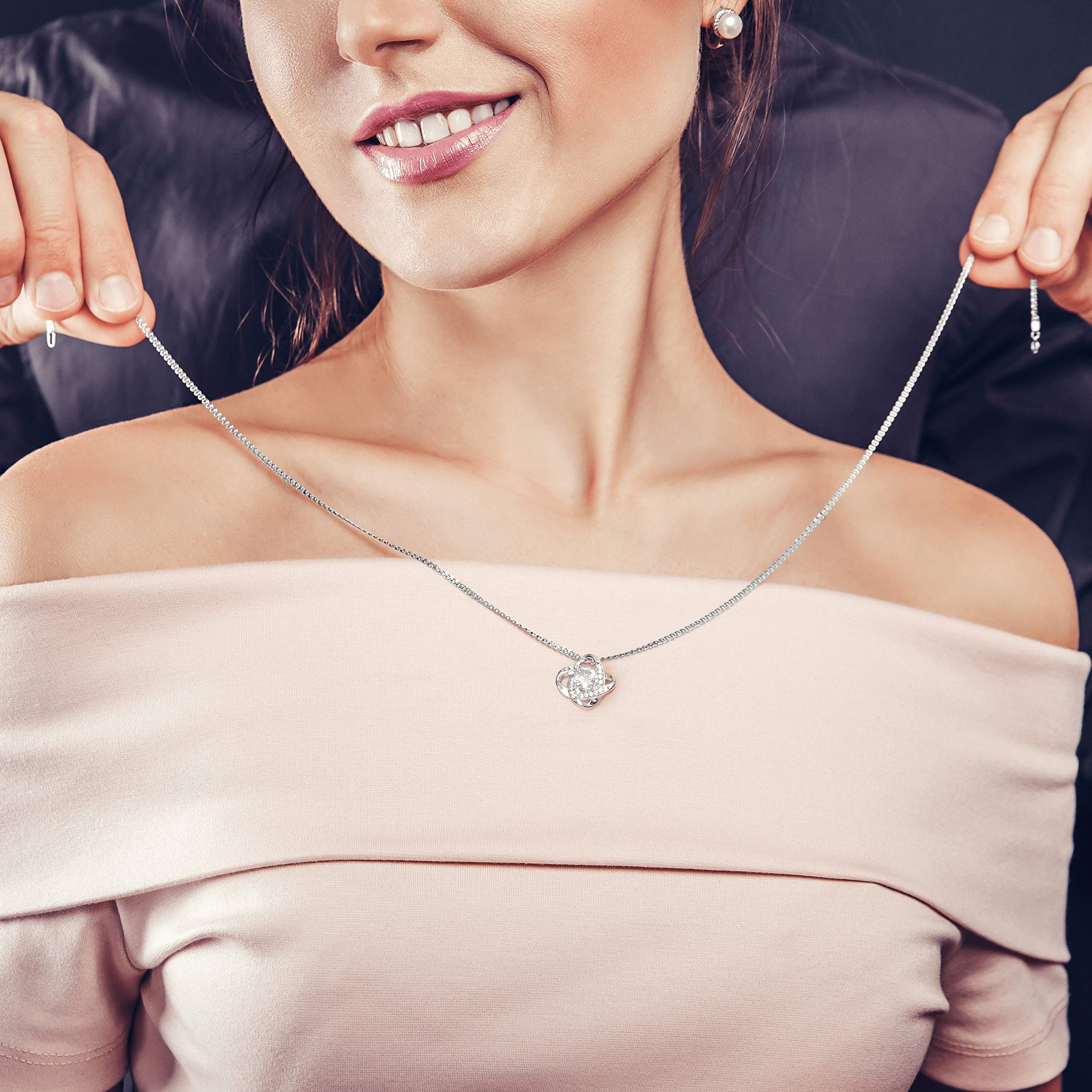 Mother Daughter Necklace Gift - Gemstone Jewelry for Birthday, Graduation | Elegant & Meaningful