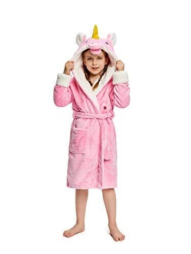 Soft & Cozy Princess Unicorn Bathrobe for Kids - Fast Priority Shipping - Perfect for Birthday Gifts, Spa Days & Bedtime Comfort