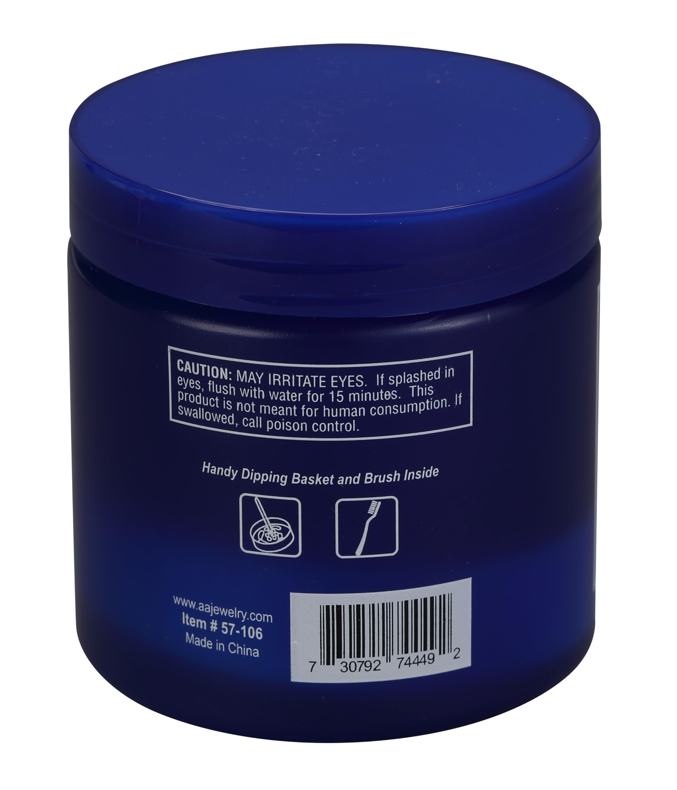 Brilliant Jewelry Cleaner Solution - Professional Blue Liquid for Cleaning Rings, Necklaces & Earrings - Perfect for Home Use & Jewelry Care