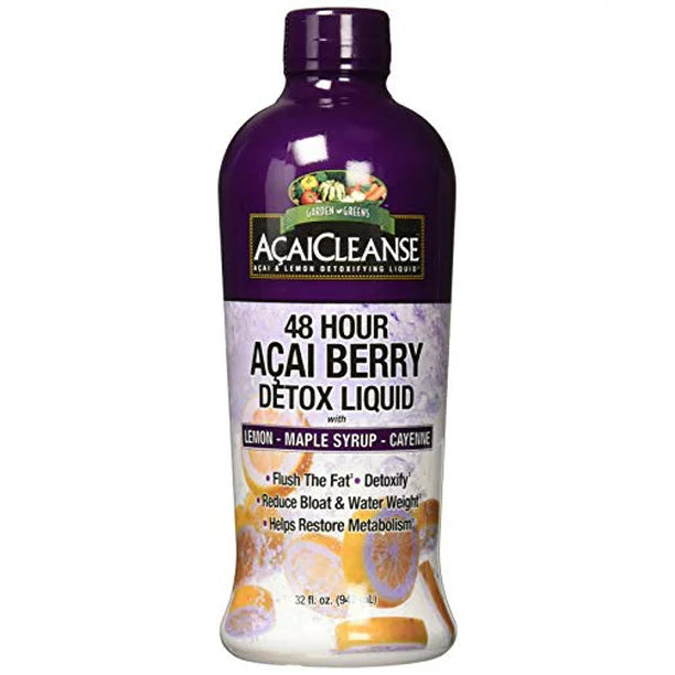 Organic AcaiCleanse Detox Supplement for Weight Loss & Digestive Health - Natural Colon Cleanse & Energy Booster - Perfect for Daily Detox, Gut Health & Wellness Routine
