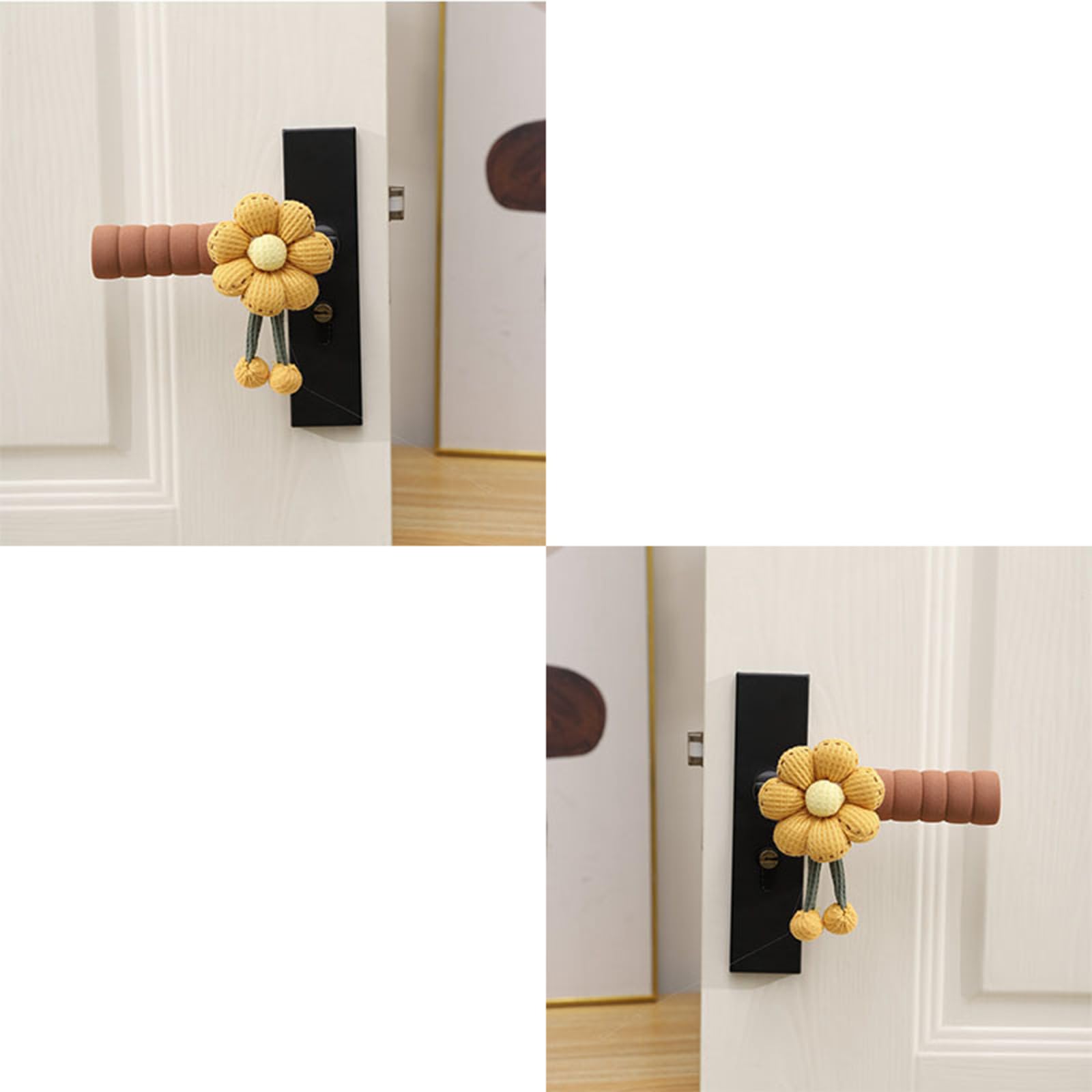 1 Pair Anti-Static Door Handle Covers - Winter Door Knob Protectors for Cold Weather, Frost Protection & Safe Touch - Perfect for Homes, Offices & Cars in Freezing Temperatures