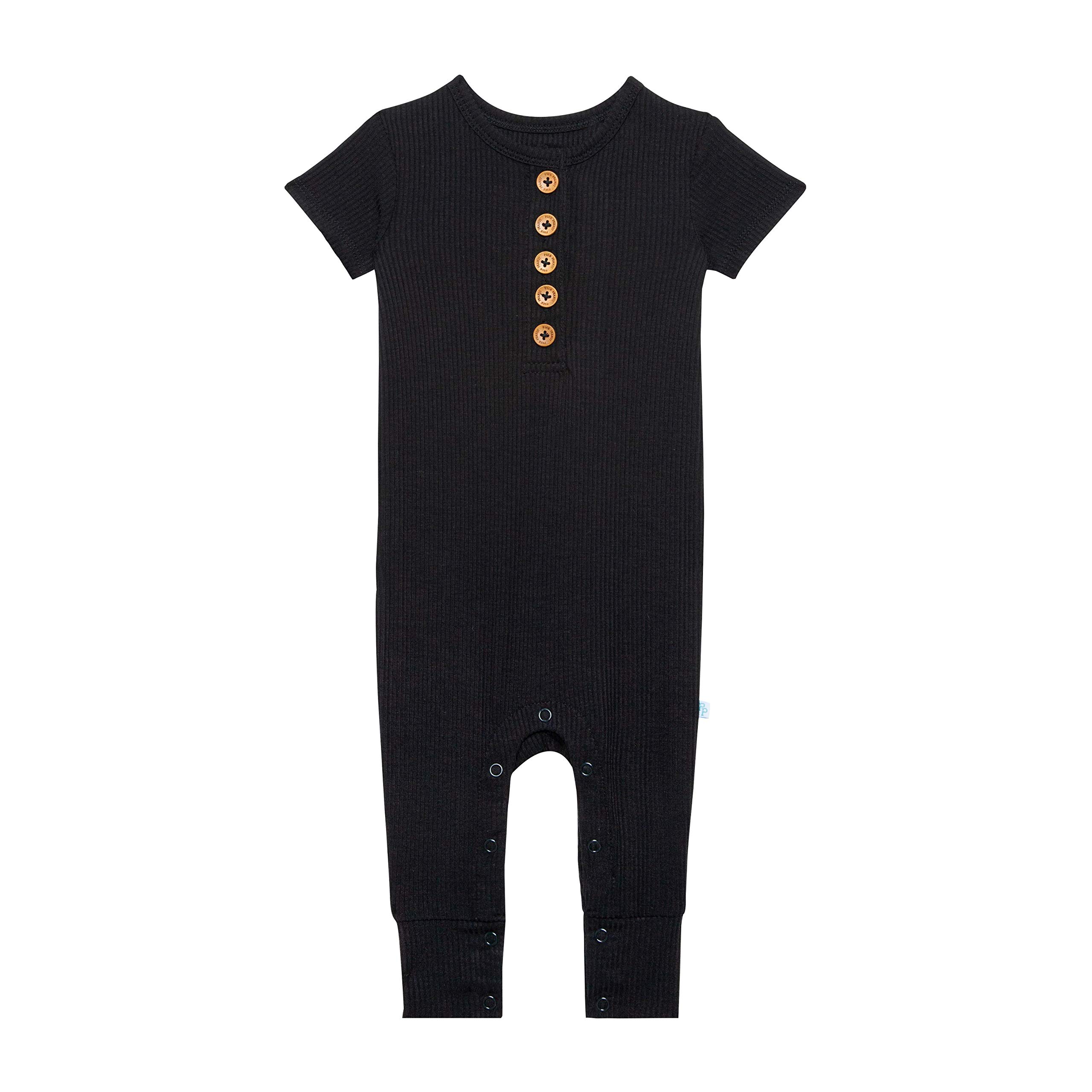 Posh Peanut Baby Rompers Pajamas with Snap Closure - Soft Bamboo Viscose Sleepers for Boys & Girls - Organic Kids One-Piece PJ Set - Perfect for Bedtime & Playtime