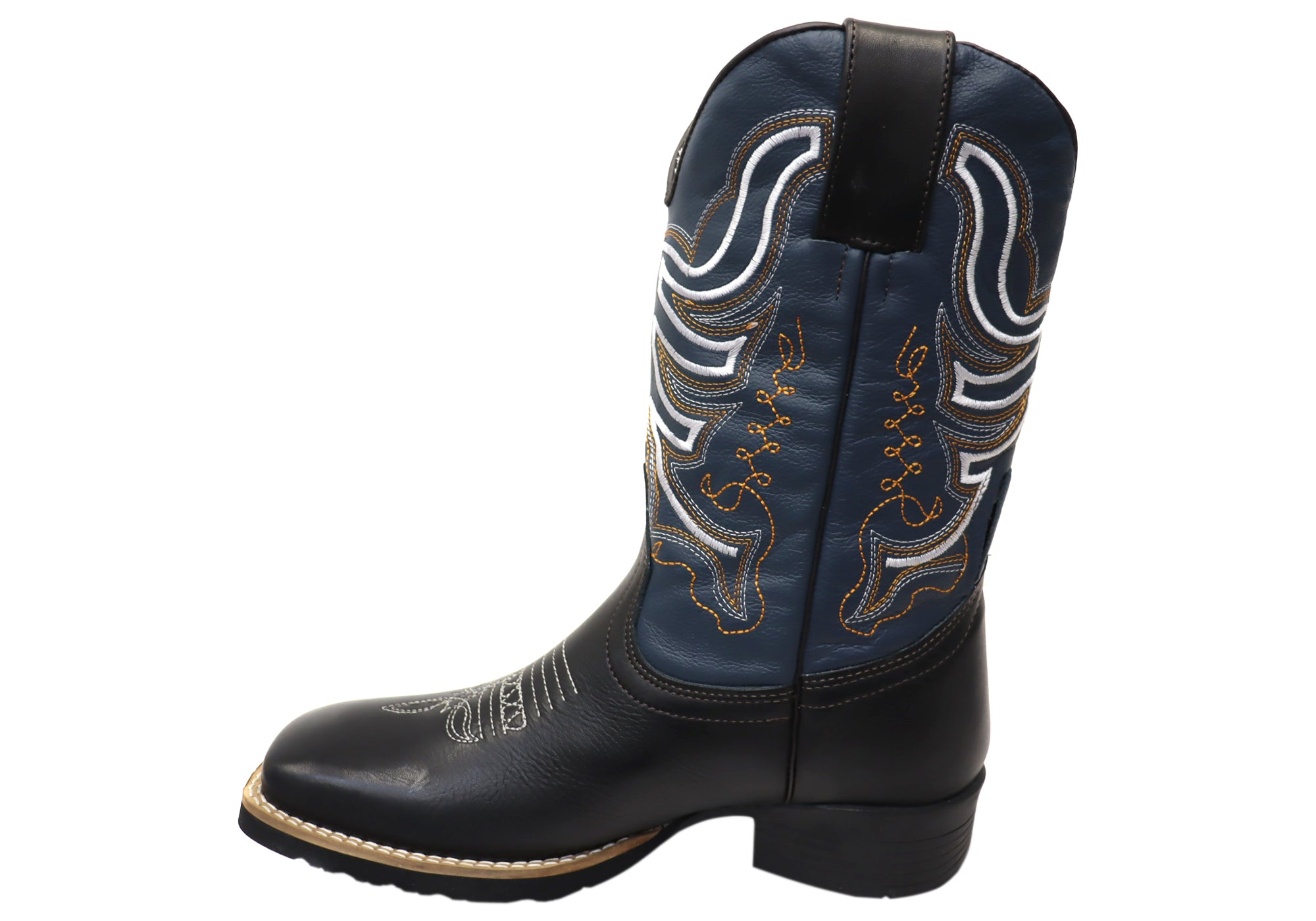 D Milton Ridgeland Men's Genuine Leather Comfortable Western Cowboy Boots - Perfect for Rodeo, Country Dancing & Outdoor Adventures