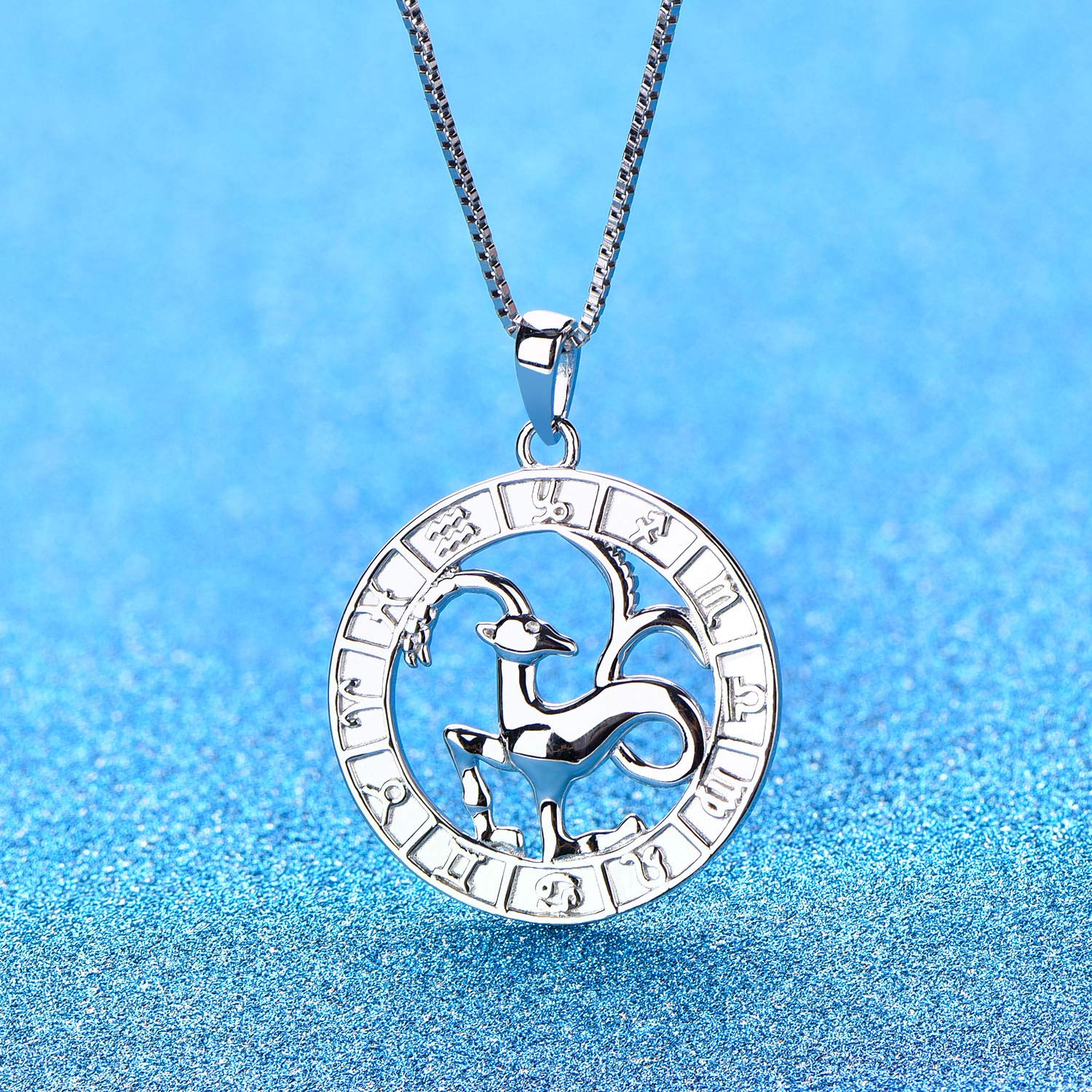 YL Constellation Necklace - Sterling Silver Zodiac Pendant for Women | Astrology Horoscope Jewelry Gift | Perfect for Birthday, Anniversary & Everyday Wear