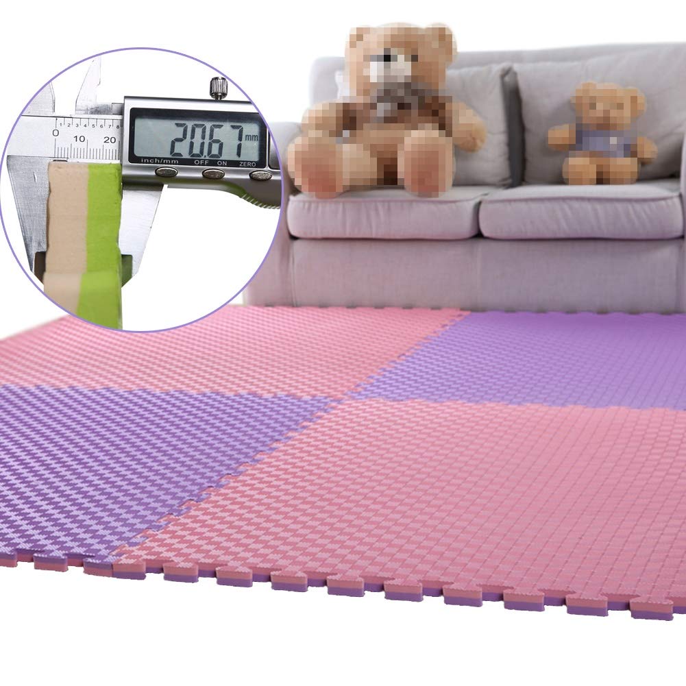 MAHFEI Interlocking Foam Floor Mats - High-Toughness Exercise & Taekwondo Mats for Home Gym, Kids Playroom, and Martial Arts Training - Anti-Slip, Cold Protection & Eco-Friendly Puzzle Tiles
