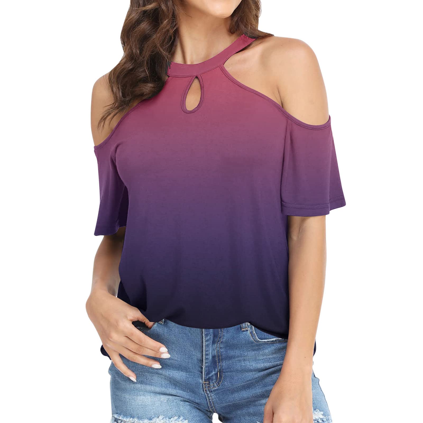 Stylish Women's Vintage Graphic T-Shirts - Casual & Sexy Summer Short Sleeve Tops - Oversized Tee Shirts for Women - Perfect for Beach Outings, Date Nights & Weekend Wear