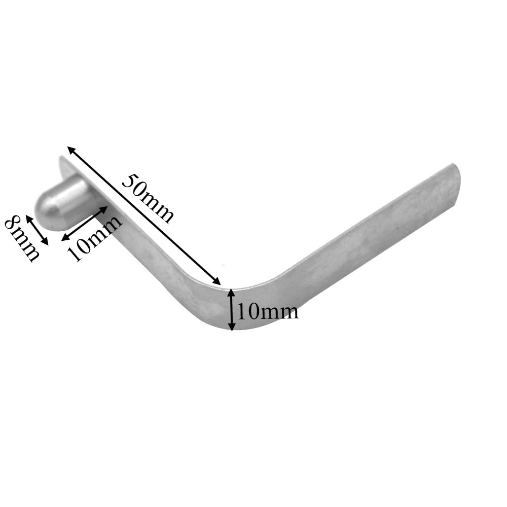 4pcs Stainless Steel Kayak Paddle Spring Snap Clips - 8mm/6mm/Combo Sizes | Heavy Duty Push Button Clips for Kayak Paddles, Camping Tent Poles & Outdoor Gear | Secure Fastening for Water Sports, Hiking & Camping Equipment