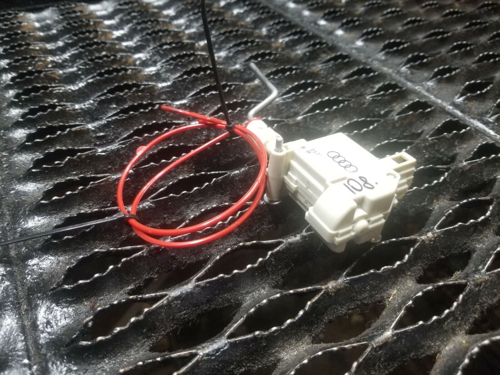 2002-2006 Audi A4 Convertible Gas Tank Lock Release Actuator Motor OEM #108 - Replacement Part for Fuel Door Repair | Perfect for DIY Car Maintenance & Automotive Restoration Projects