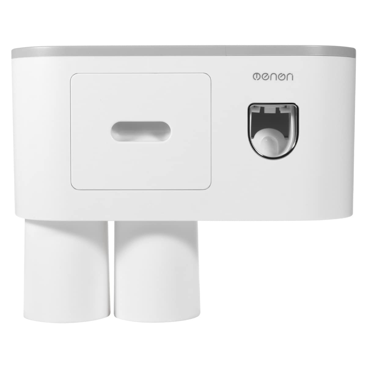 ULTNICE Electric Toothpaste Dispenser & Toothbrush Holder - Wall Mounted Automatic Toothpaste Squeezer with Storage Rack, Bathroom Organizer for Vanity Countertop - Perfect for Home, Hotel, and Travel Use
