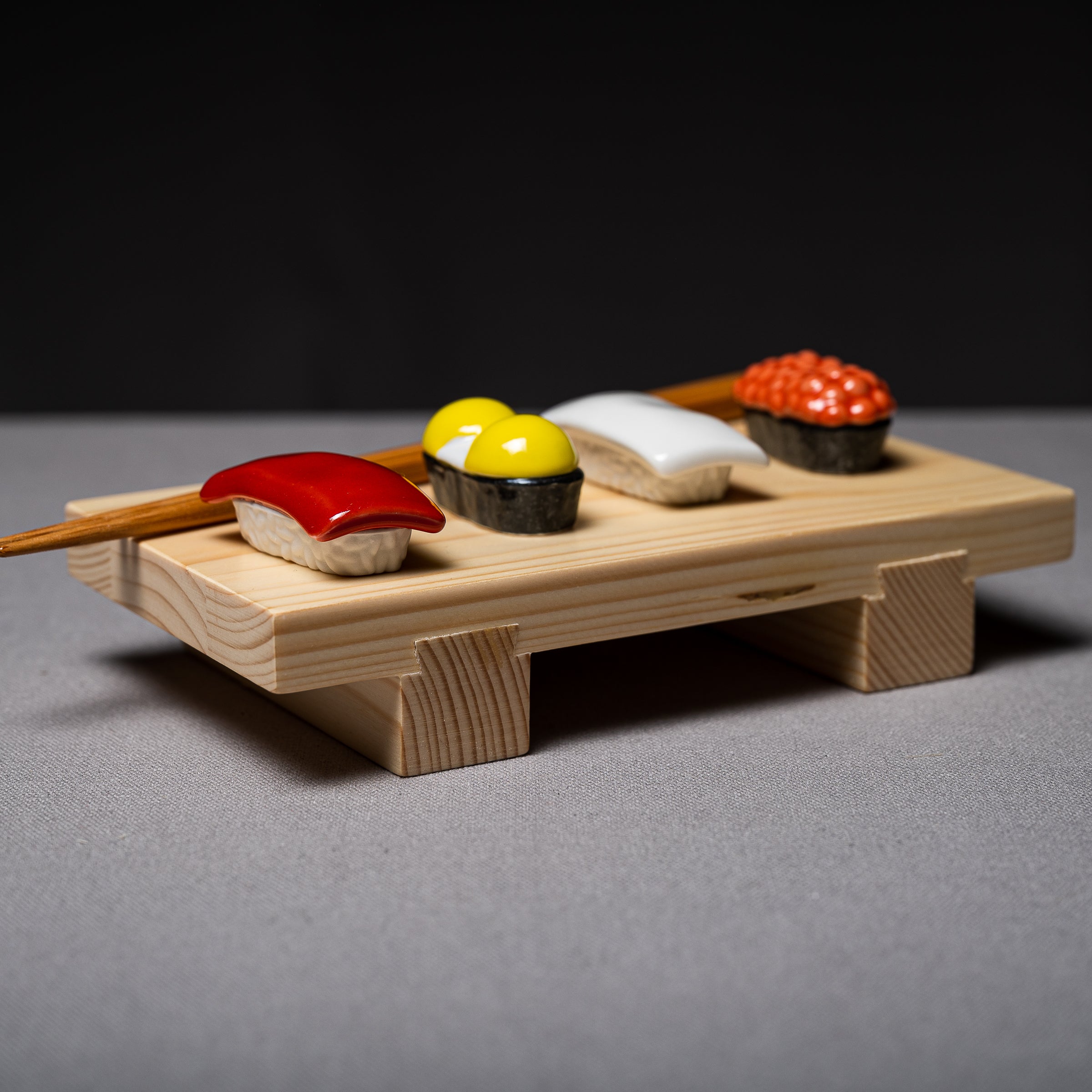 Premium Sushi Nigiri Chopstick Rest - Elegant Ceramic Chopstick Holder for Japanese Cuisine | Perfect for Sushi, Ramen, and Asian Dining Decor