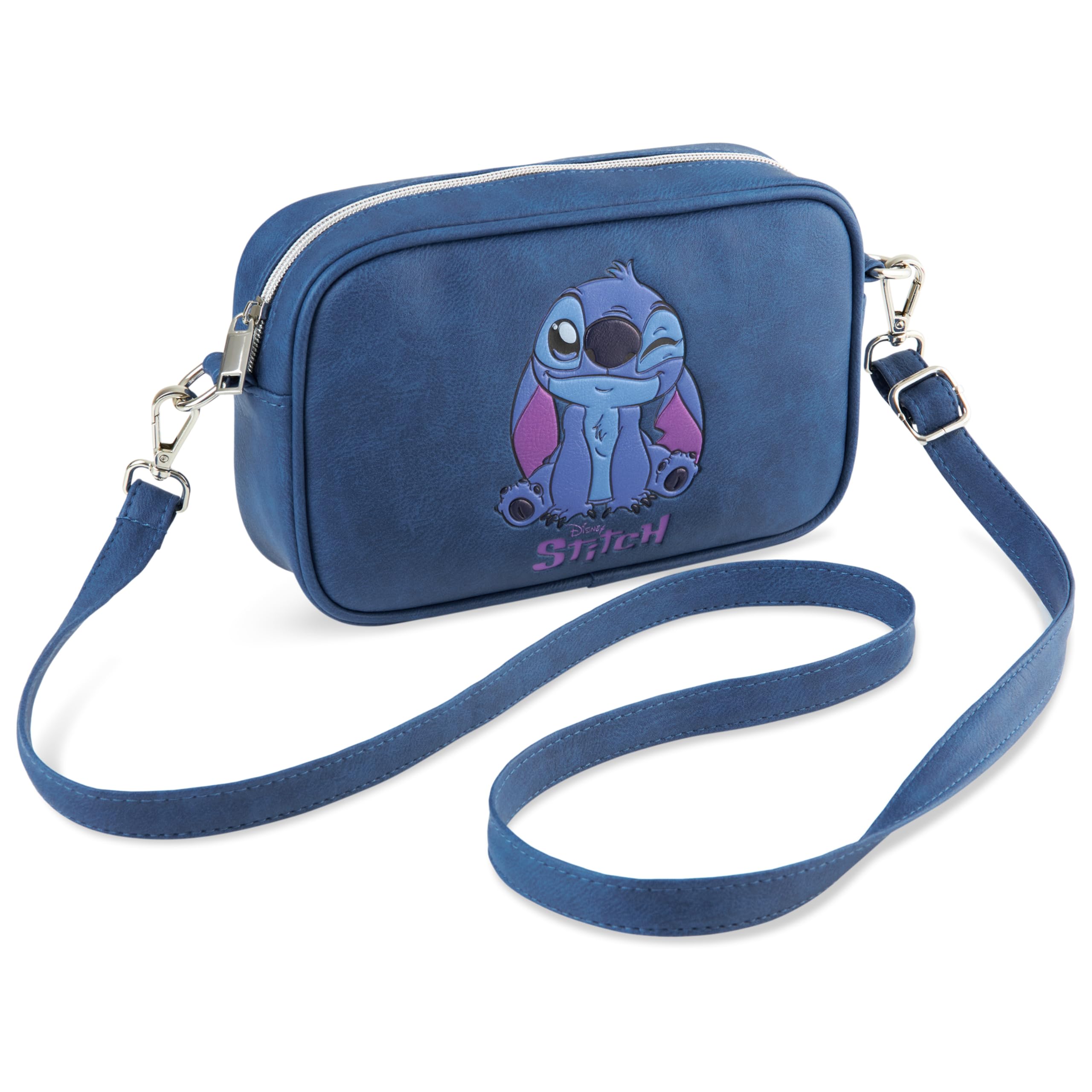 Disney Stitch Messenger Bag for Women & Teens - Cute Crossbody Shoulder Bag for School, Shopping, Travel & Daily Use | Official Disney Lilo & Stitch Collection