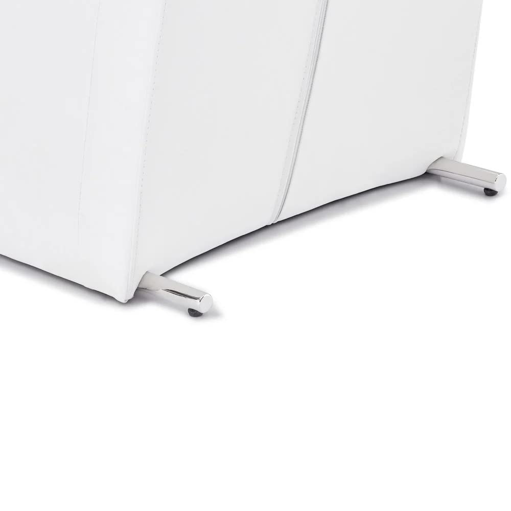 Zuri Furniture Boston High Back Modern Dining Chair - White | Elegant & Comfortable Dining Room Seating for Home, Restaurant & Office
