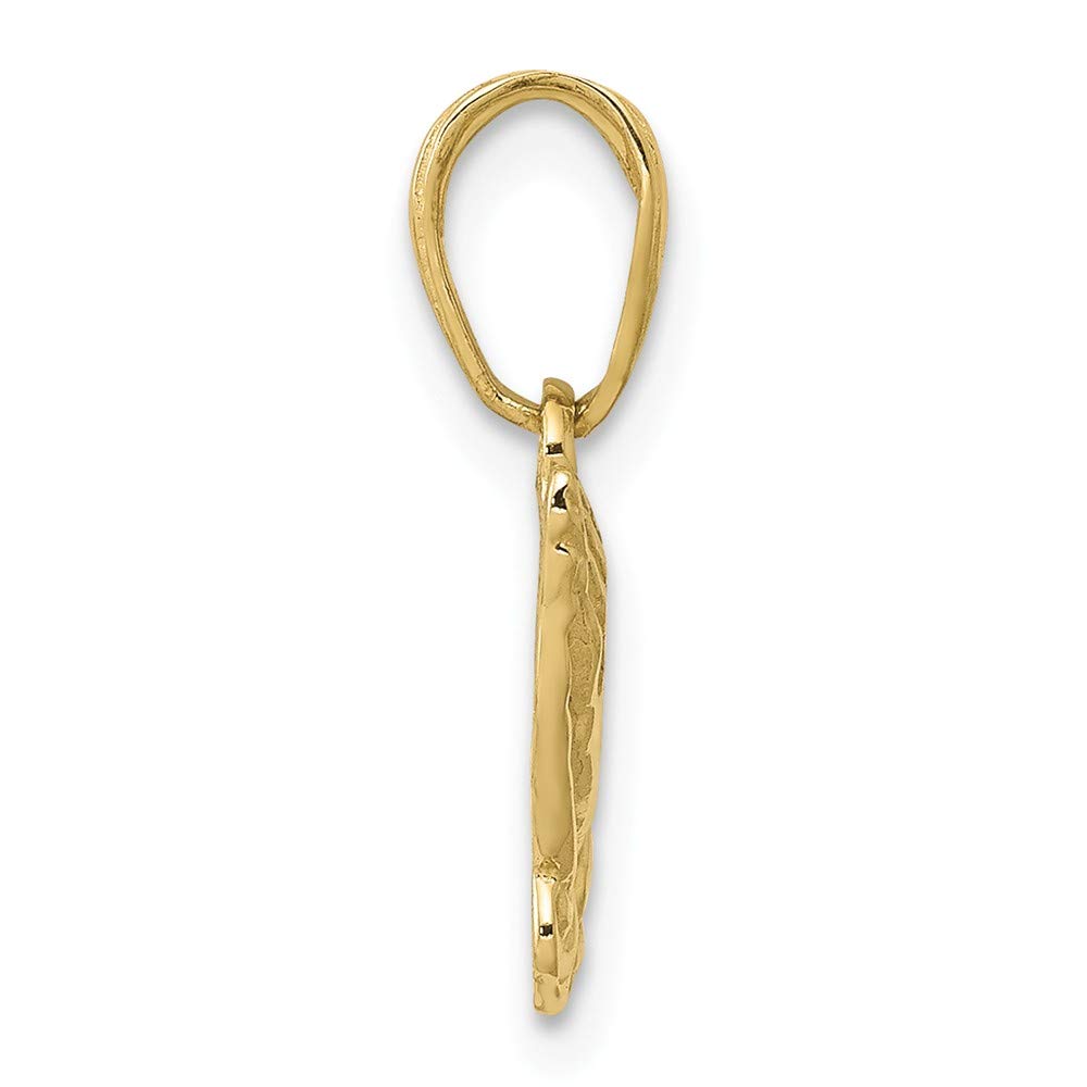 10k Yellow Gold Praying Hands Pendant Charm for Women - Religious Jewelry Gift for Baptism, First Communion & Christian Faith - Elegant Necklace for Prayer & Devotion