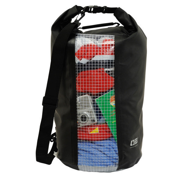 OverBoard Waterproof Dry Tube Bag with Clear Window - 20L Capacity - Ideal for Kayaking, Boating & Water Sports - Keep Gear Safe & Dry