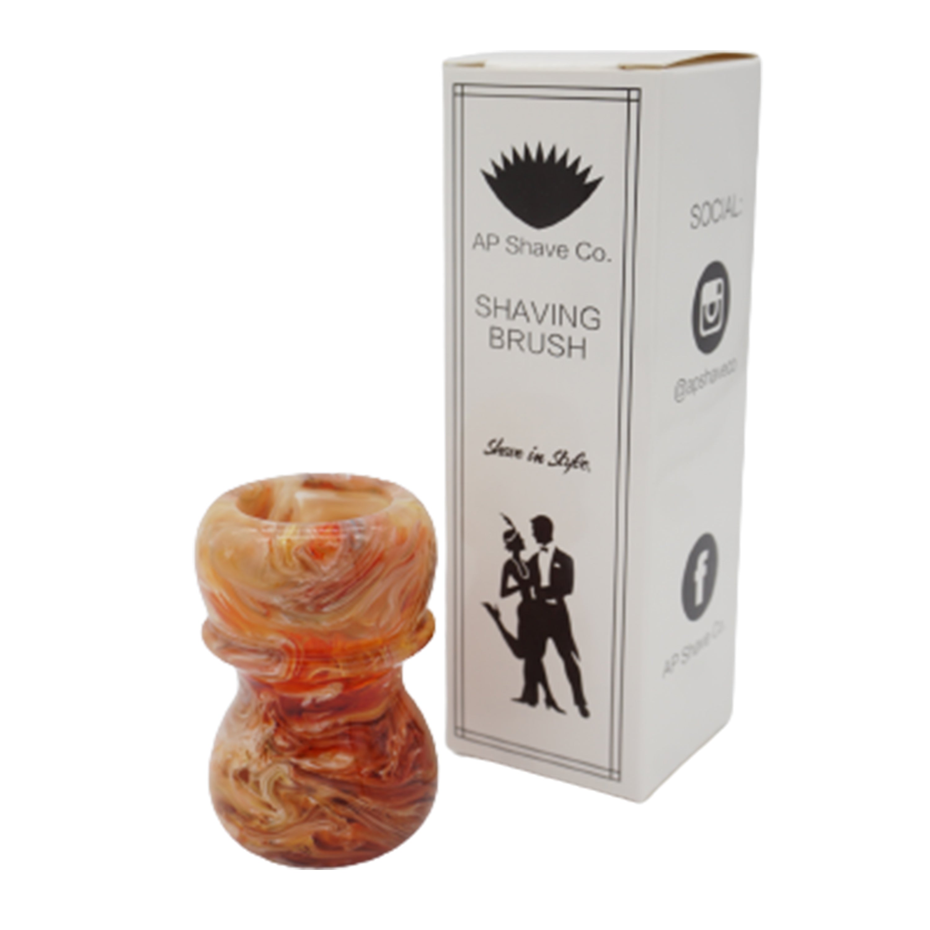 Premium Handcrafted Wooden Shaving Brush Handle for Men - Fits 24mm & 26mm Knots - Perfect for Wet Shaving, Grooming Kits & Luxury Bathroom Essentials