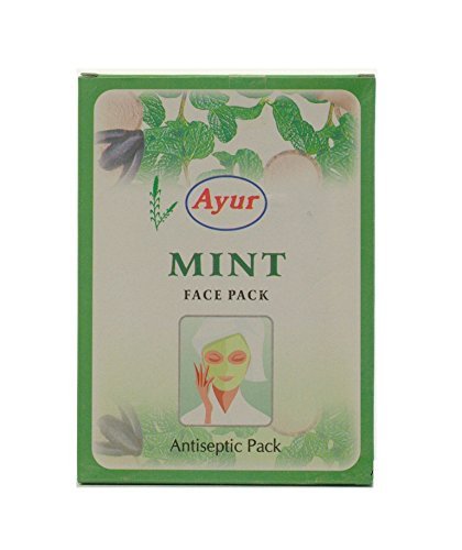 Ayur Mint Face Pack - Set of 12 with Free Ayur Product Combo | Natural Skin Care for Glowing Complexion | Perfect for Spa Day & Self-Care Routine