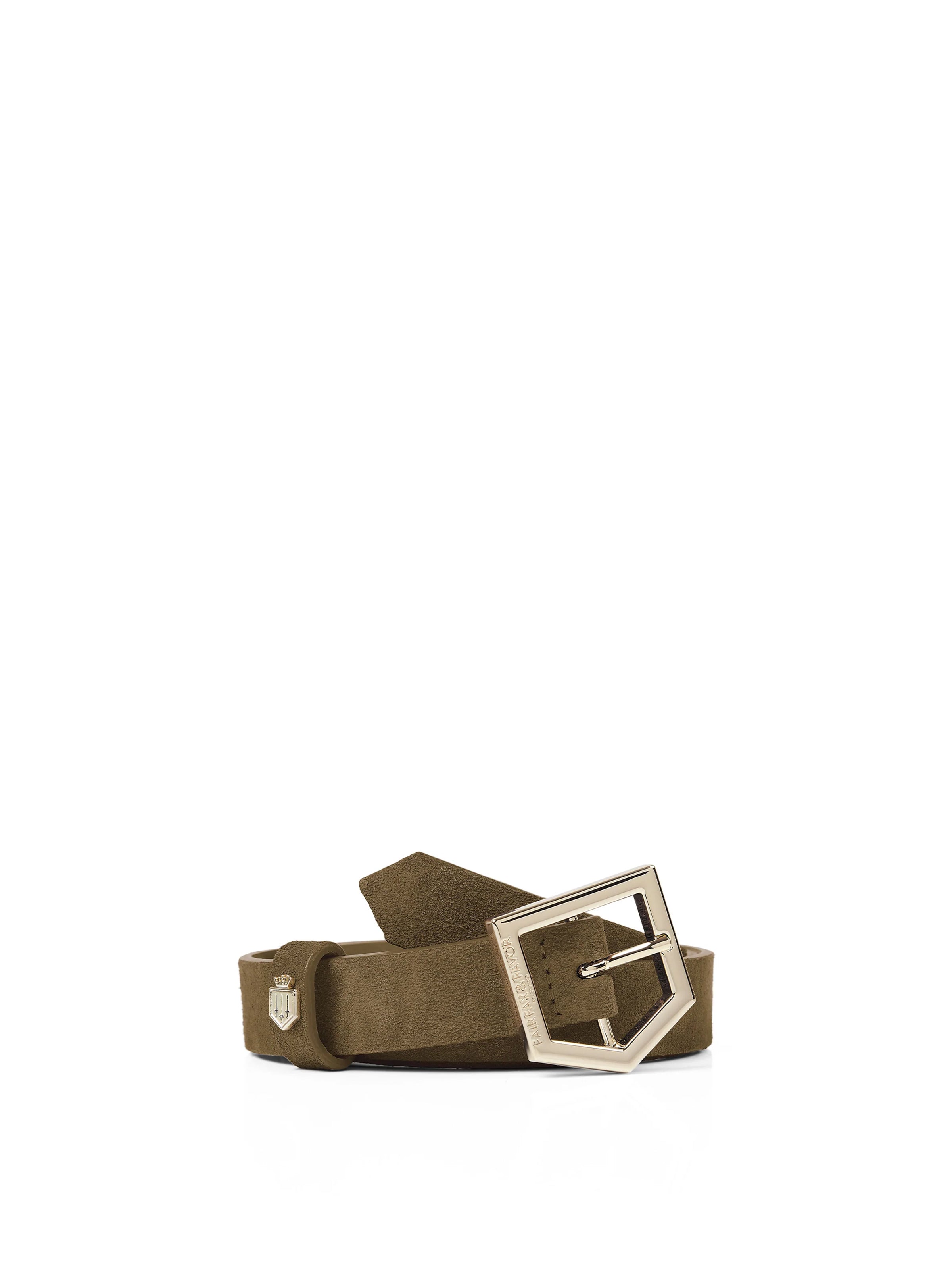 Sennowe Genuine Suede Belt for Men - Olive Green Leather Strap with Classic Buckle - Perfect for Casual Outfits, Office Wear & Outdoor Adventures