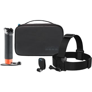 GoPro Adventure Camera Accessory Kit (AKTES 001) - Waterproof Mounts, Batteries & Case for Outdoor Sports, Travel & Vlogging
