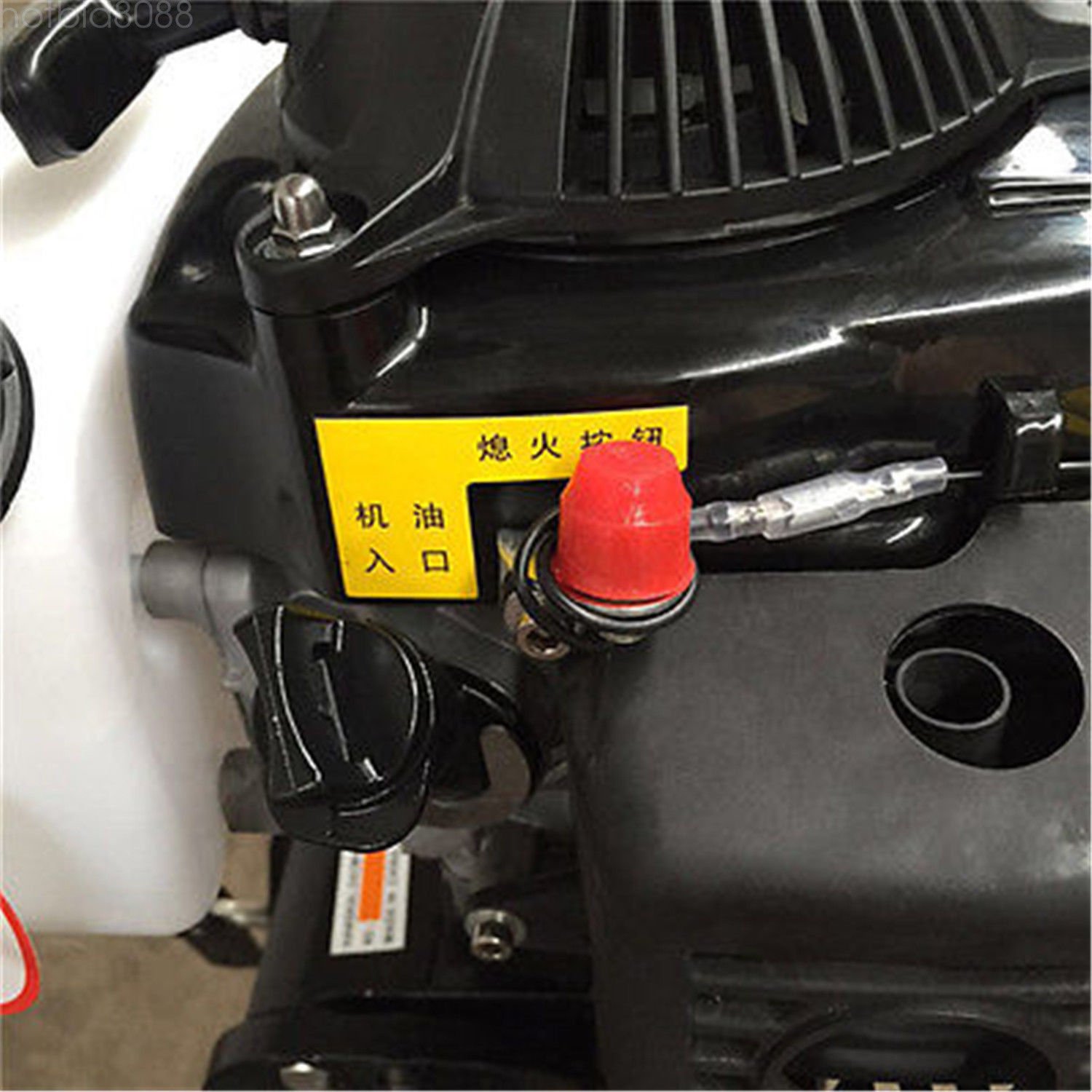 4 Stroke 4 HP Outboard Motor Engine for Fishing Boat - Lightweight & Reliable Air Cooling System - Fast US Shipping - Perfect for Lakes, Rivers & Coastal Fishing Adventures