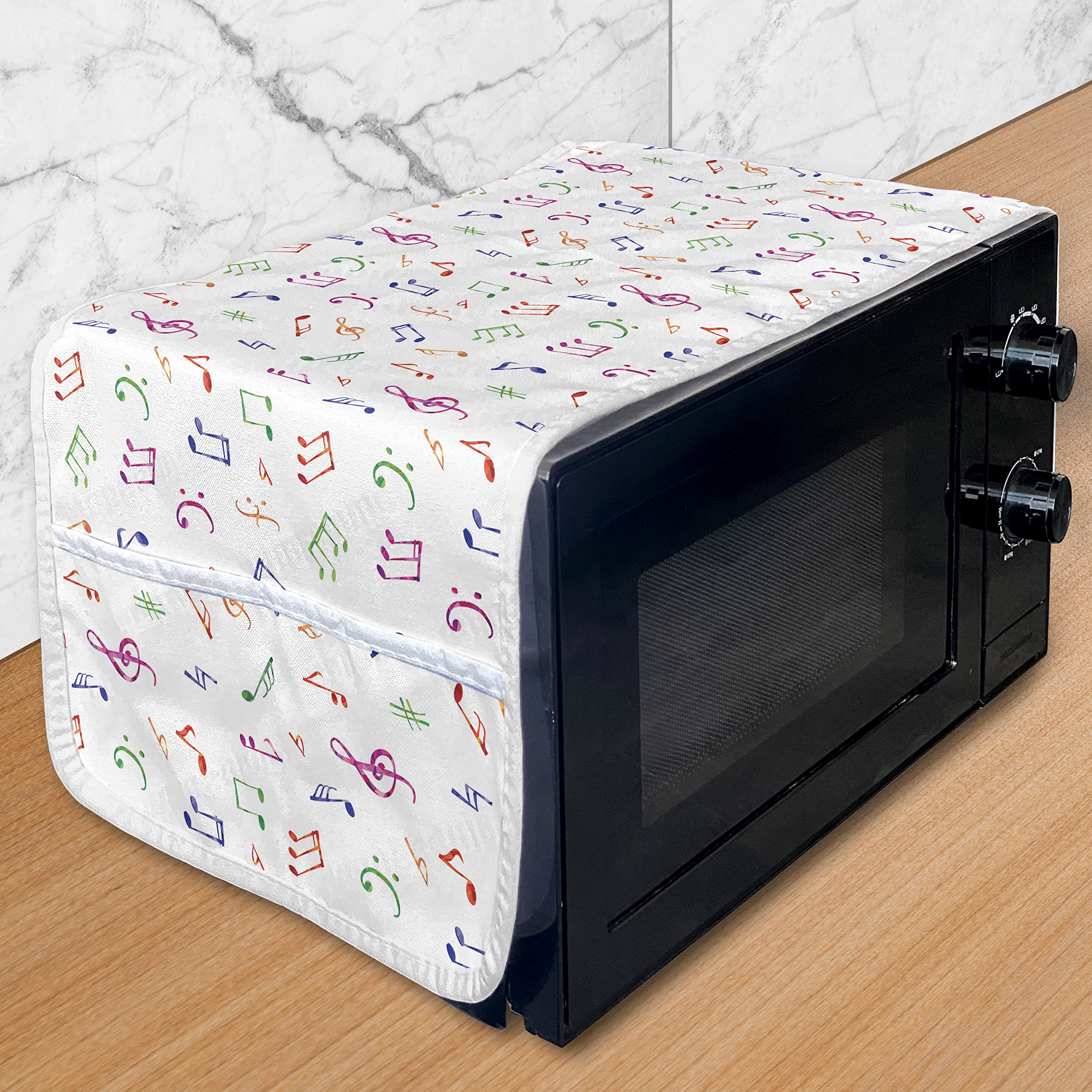 Ambesonne Waterproof Microwave Cover with Pockets - 36