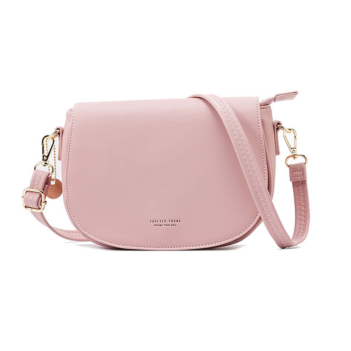 Women's Crossbody Bag with Flap - Small Saddle Shoulder Purse for Phone & Essentials - Perfect for Travel, Shopping & Everyday Use