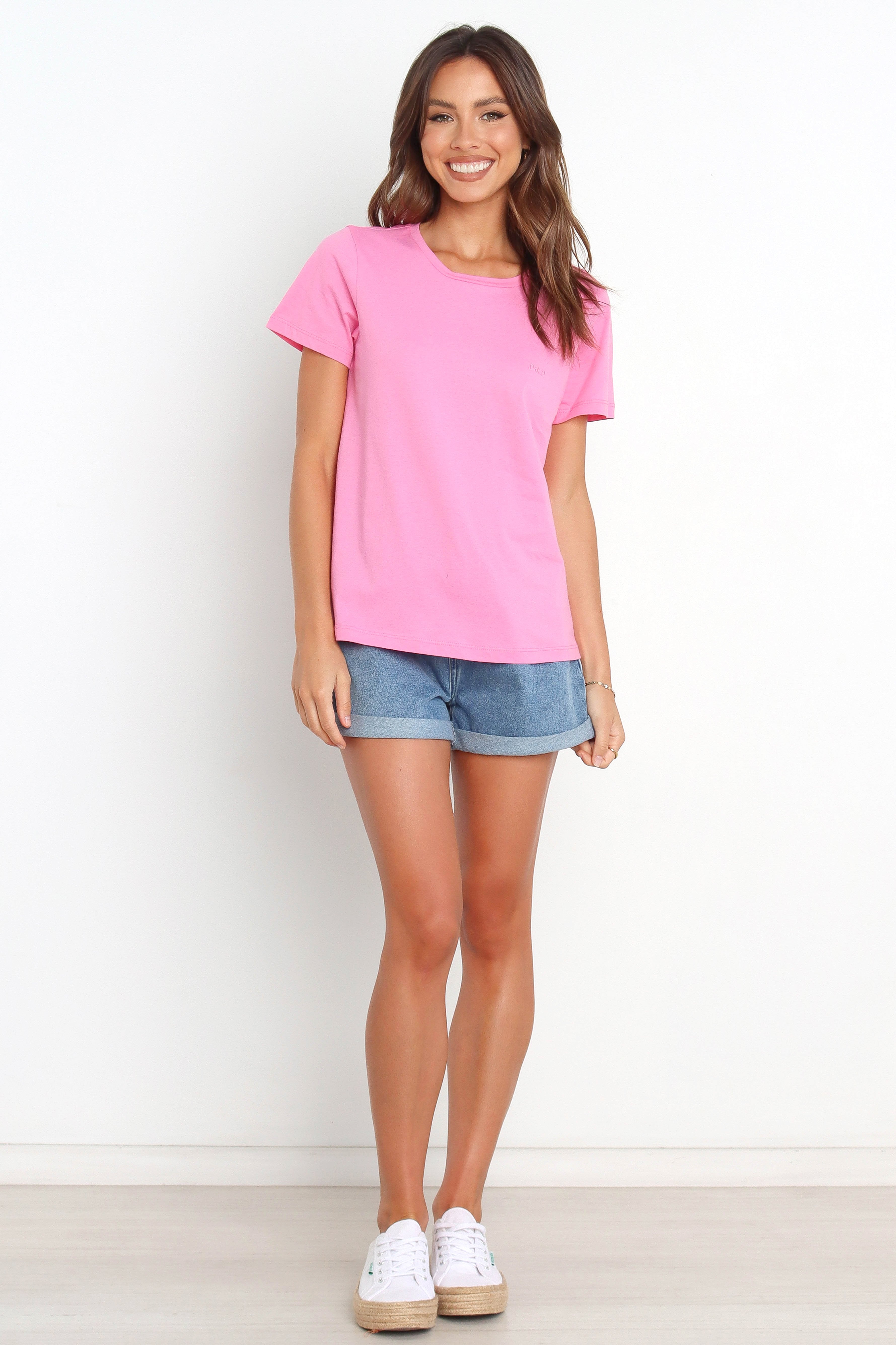Pink Candy Tee - Soft & Stylish Women's T-Shirt for Casual Wear, Outings & Everyday Comfort