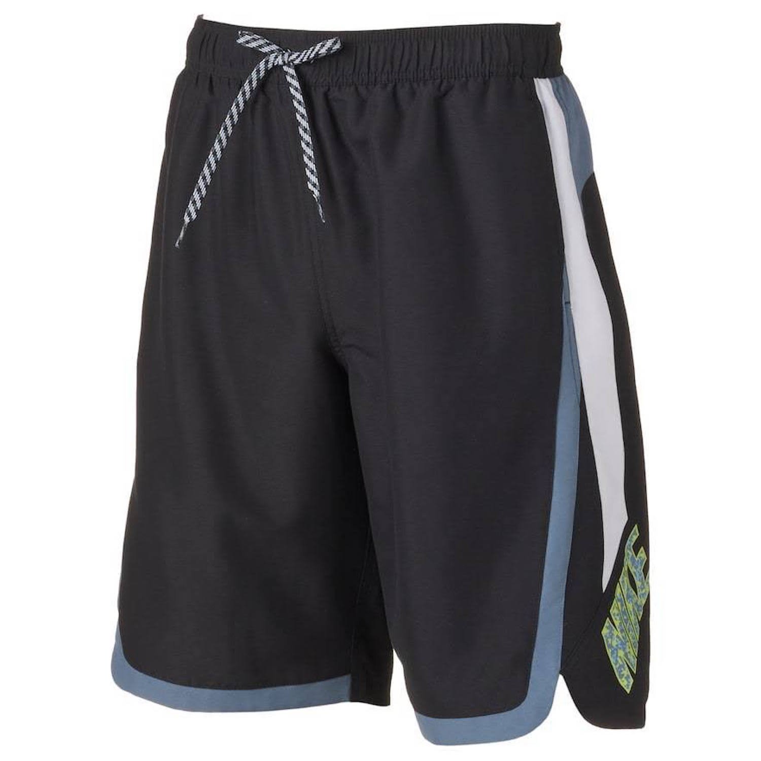 Nike Men's Beacon Colorblock Quick-Dry Volley Shorts - Lightweight & Water-Repellent for Running, Gym & Outdoor Sports