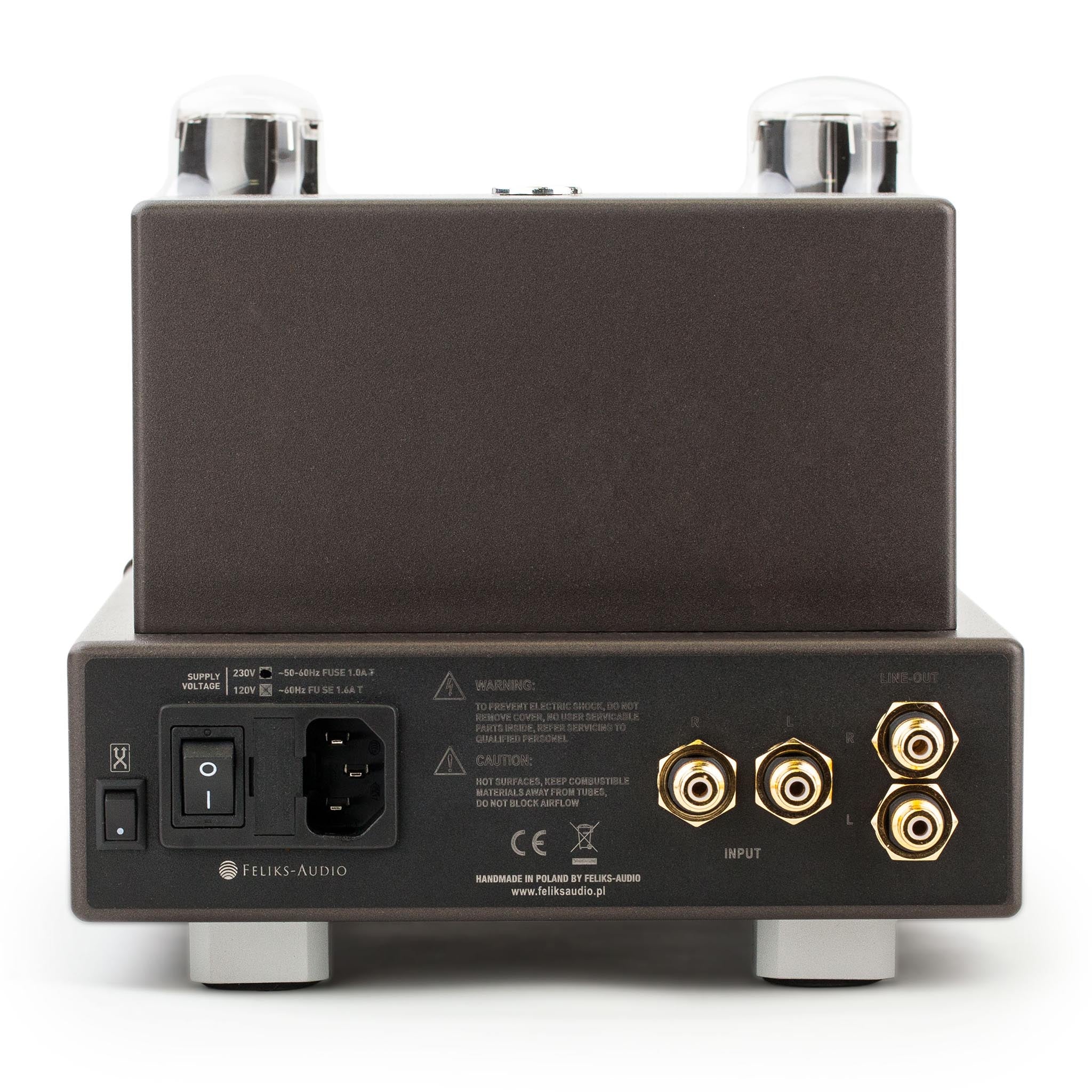 Feliks Audio Euforia EVO Tube Headphone Amplifier - High-End Audiophile Open-Back Headphone Amp for Vinyl & Digital Music Listening at Home
