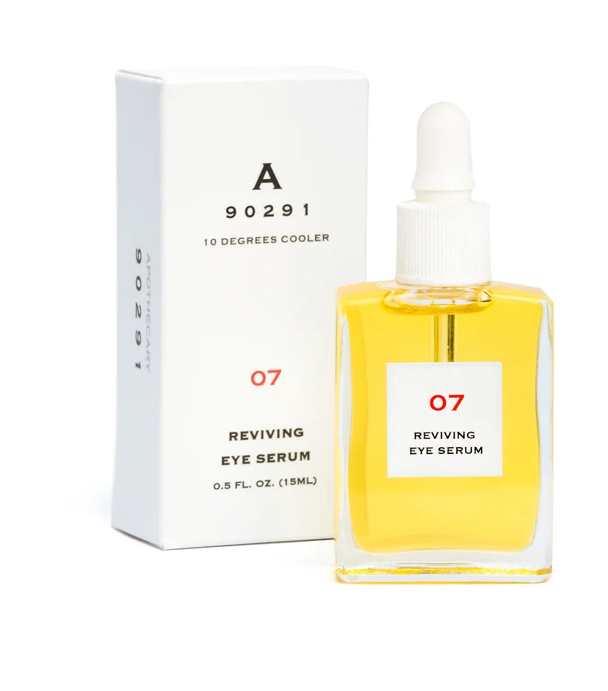 07 Reviving Eye Serum for Dark Circles & Wrinkles - Anti-Aging Eye Treatment for Puffiness & Fine Lines - Perfect for Nighttime Skincare Routine & Daily Use