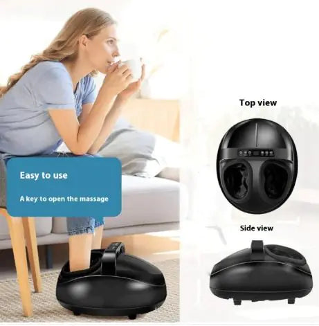 Premium Full Wrap Airbag Foot Massager for Pain Relief & Relaxation - Perfect for Home, Office & Travel Use