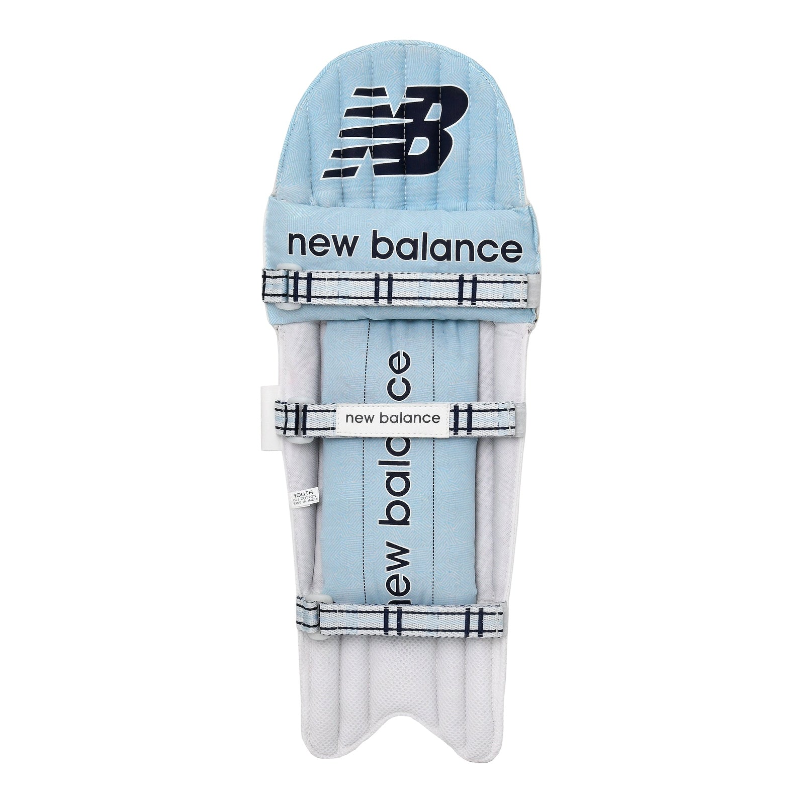 New Balance TC 200 Junior Batting Pads - Youth Cricket Leg Guards for Boys & Girls - Lightweight Protective Gear for Practice & Matches