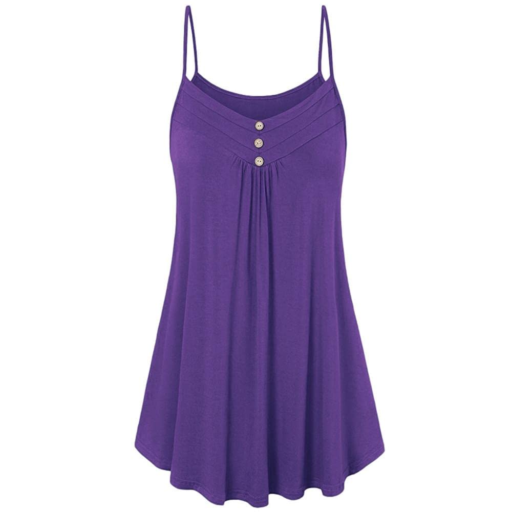 Women's Casual Sleeveless Tank Tops - Loose Fit Summer Workout Shirts & Tunics for Gym, Yoga, Beach & Everyday Wear