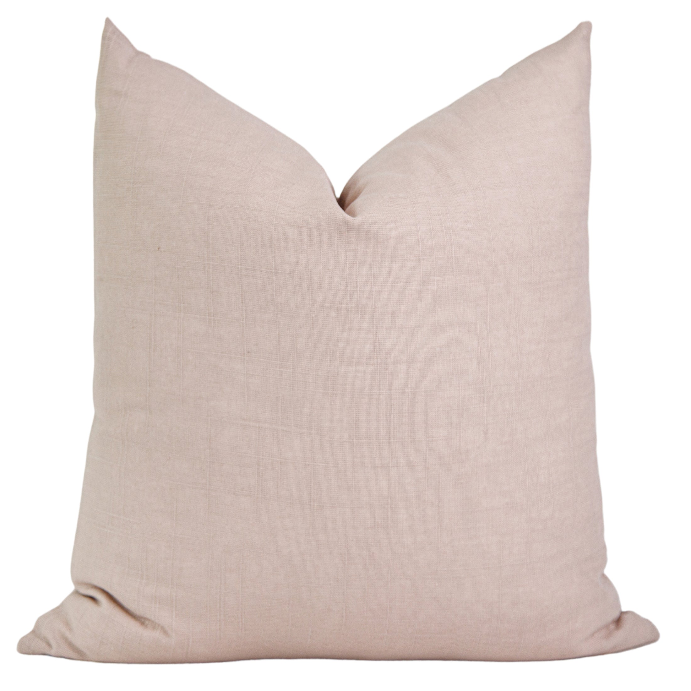 Laurel Pillow Cover - Decorative Linen Cushion Case for Sofa, Bed & Home Decor - Elegant Bohemian Style Throw Pillow Cover 18x18 Inches