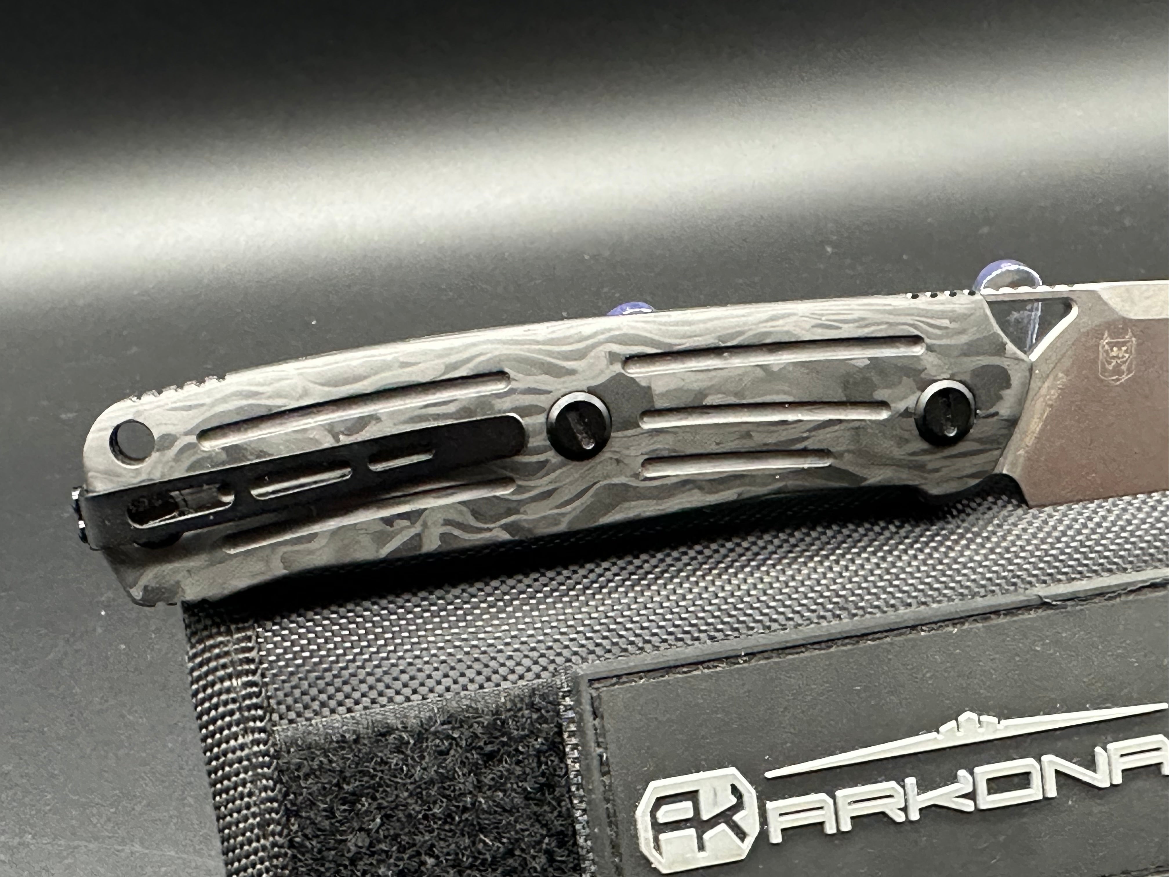Arkona Nettle F M390 Knife - Premium KNP Exclusive Tactical Folding Knife for Outdoor Camping, Hunting & EDC