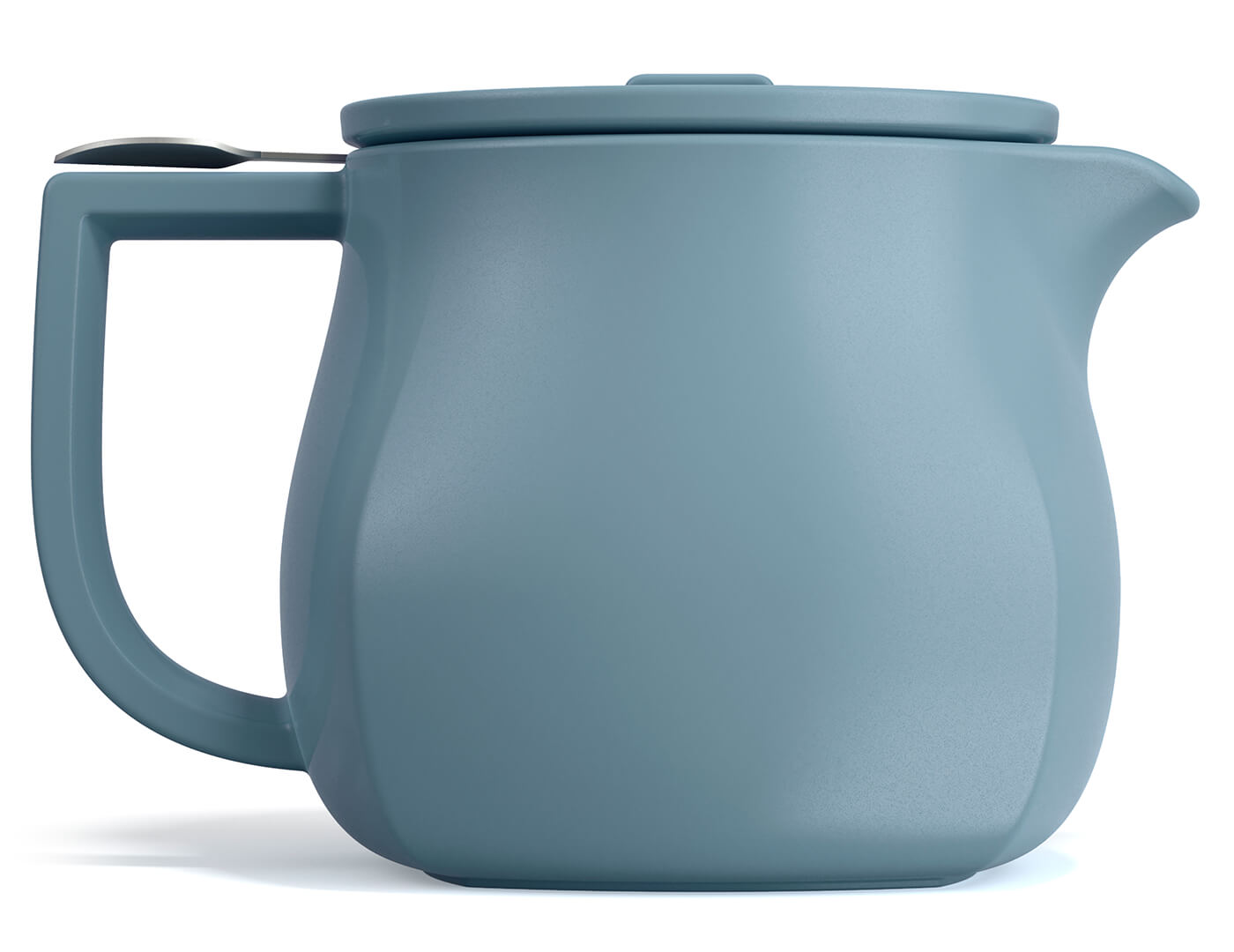 Premium Fiore Teapot with Removable Infuser - Stone Blue Ceramic Tea Pot for Loose Leaf Tea | Perfect for Home, Office & Gift Giving | Elegant Tea Brewing Experience