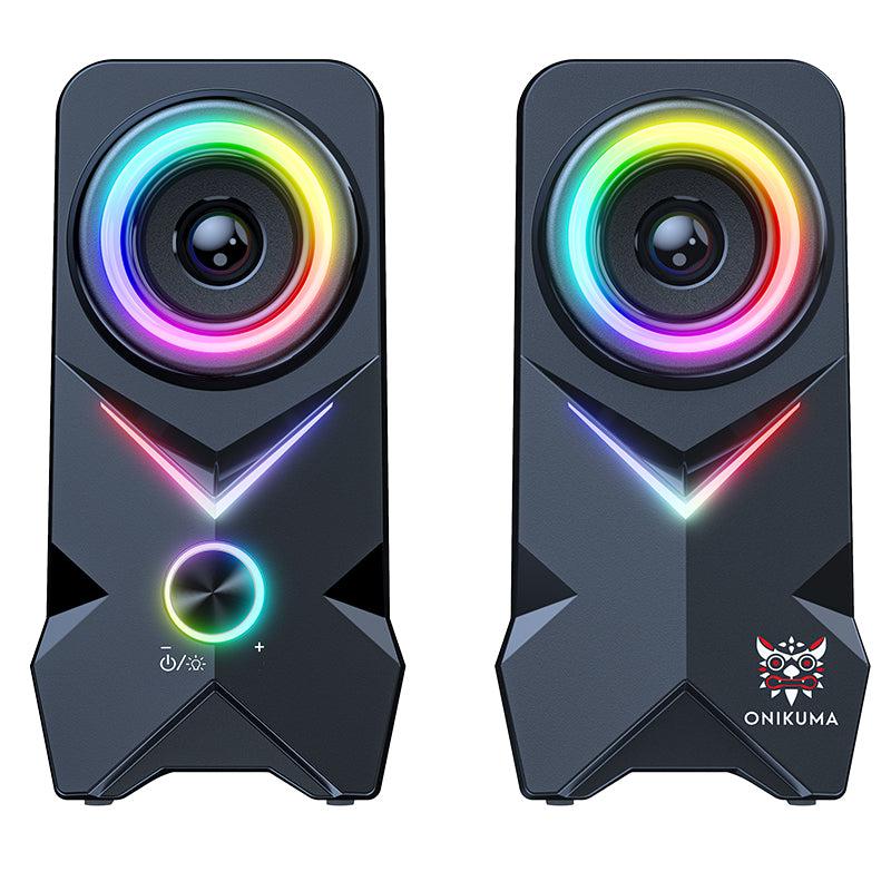 ONIKUMA L2 RGB 15-Inch Full Range Speaker with Tweeter - Professional Home Theater & Gaming Sound System for Immersive Audio Experience | Perfect for Movie Nights, Gaming Sessions & Music Listening