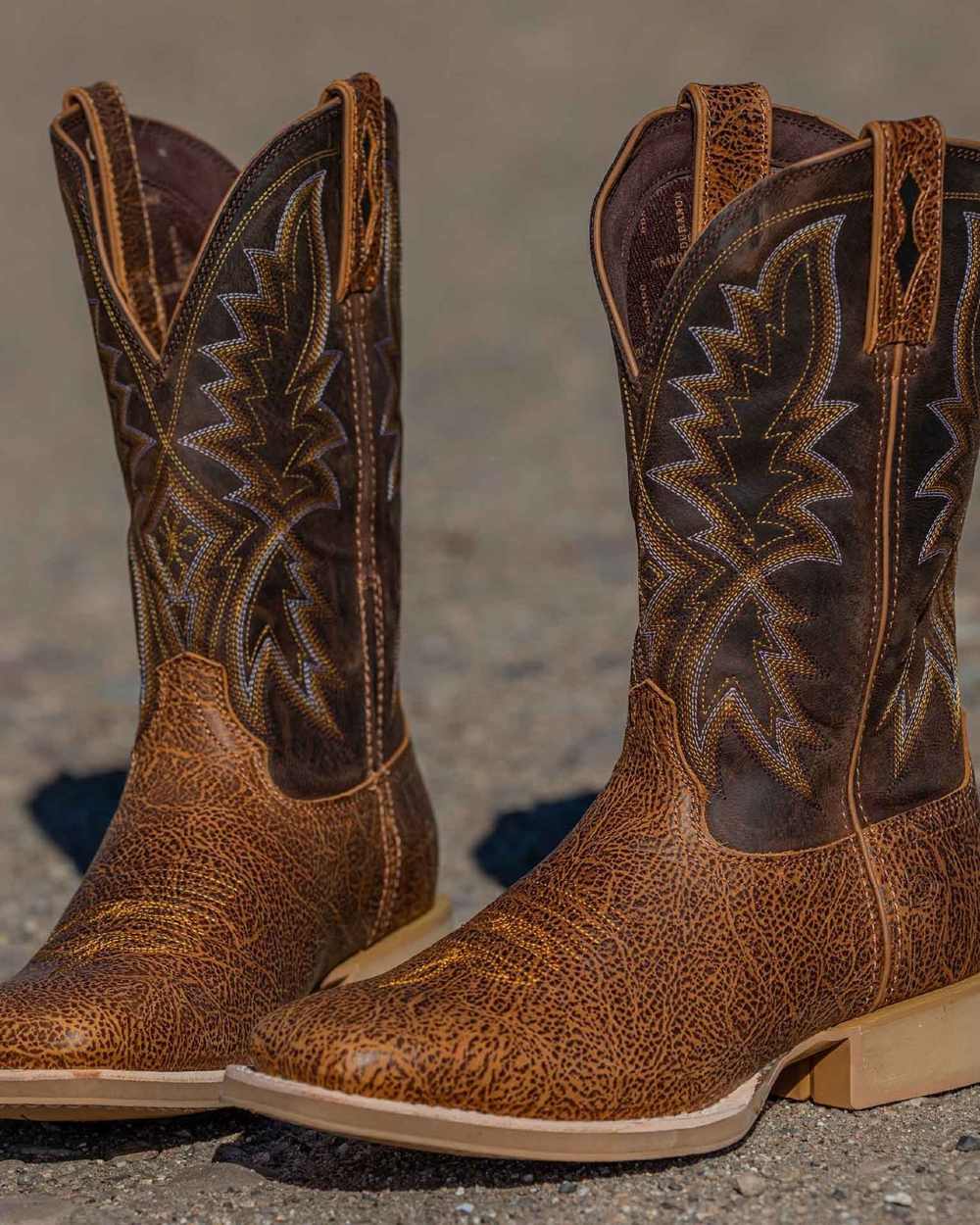 Durango Men's Rebel Pro Lite Wide Western Boots - Comfortable Cowboy Boots for Riding & Work - Perfect for Ranch, Rodeo & Outdoor Activities