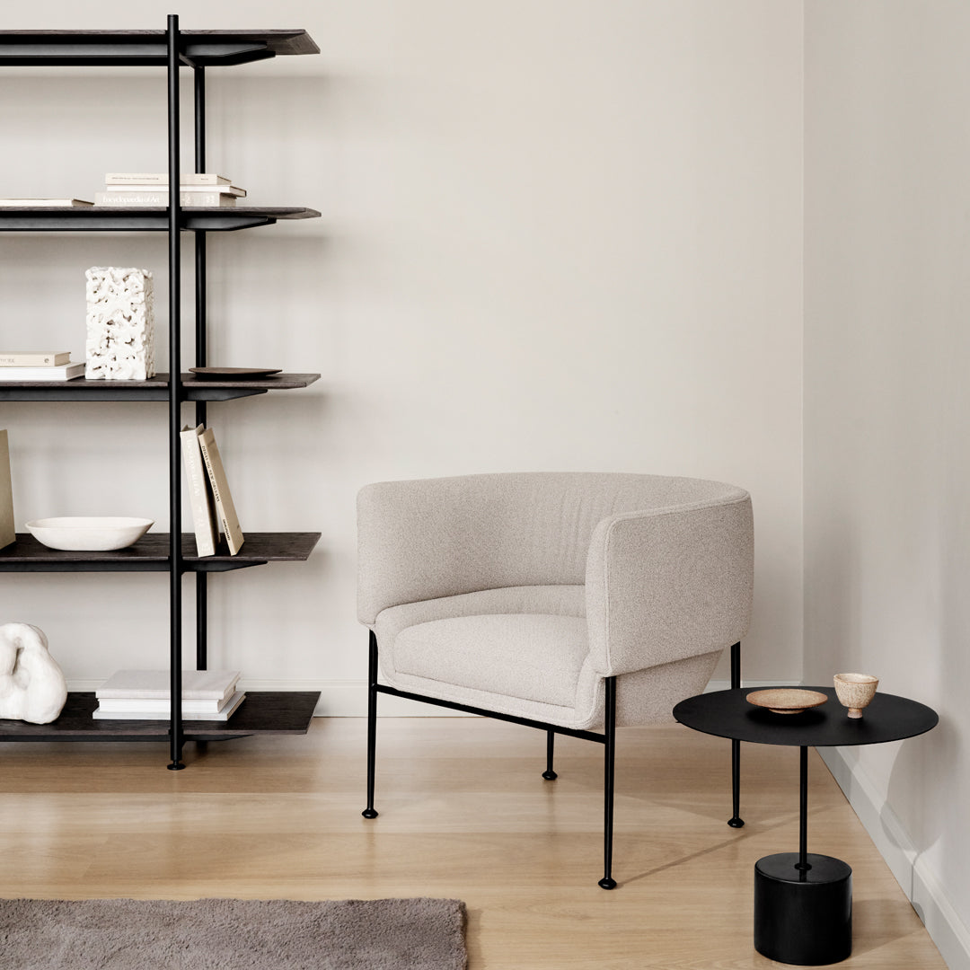Jonas Wagell Formal Shelving Unit by Wendelbo - Modern Scandinavian Bookcase for Living Room & Office Storage