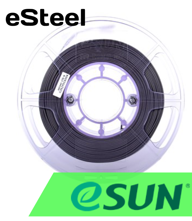 eSun eSteel 1.75mm 0.5kg 3D Printer Filament Spool - High Strength PLA+ for 3D Printing, DIY Projects & Prototyping