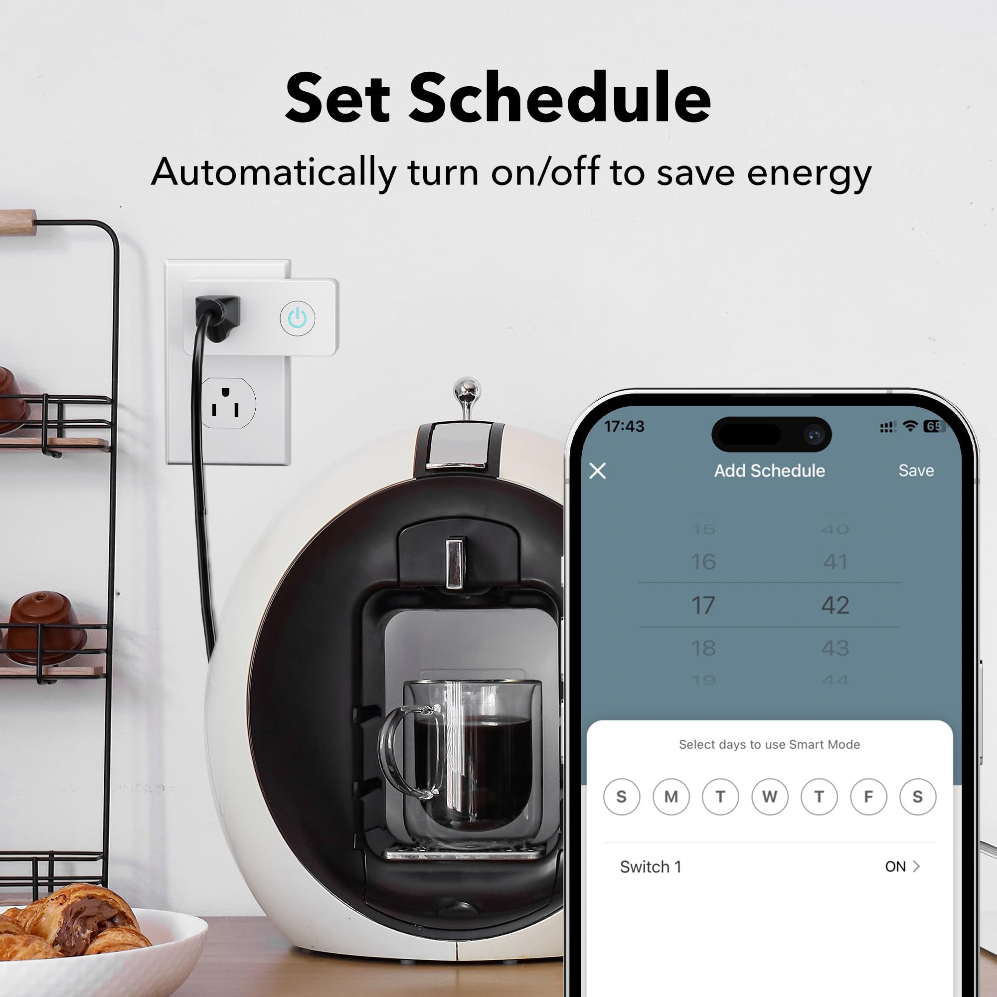 BN-LINK WiFi Smart Plug Outlet (2 Pack) - Heavy Duty, No Hub Required, Works with Alexa & Google Assistant, 2.4GHz Only - Perfect for Home Automation, Smart Lighting & Appliance Control