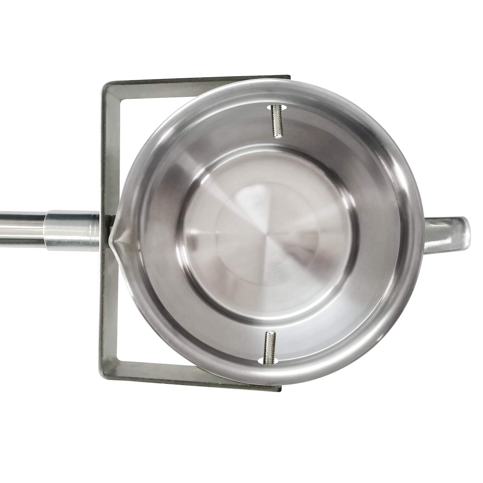 Stainless Steel Telescopic Water Sampler with 1000ml Pendulum Beaker - Adjustable 0.87m to 2.1m Sampling Rod for Environmental Testing, Lake Water Collection & Laboratory Analysis