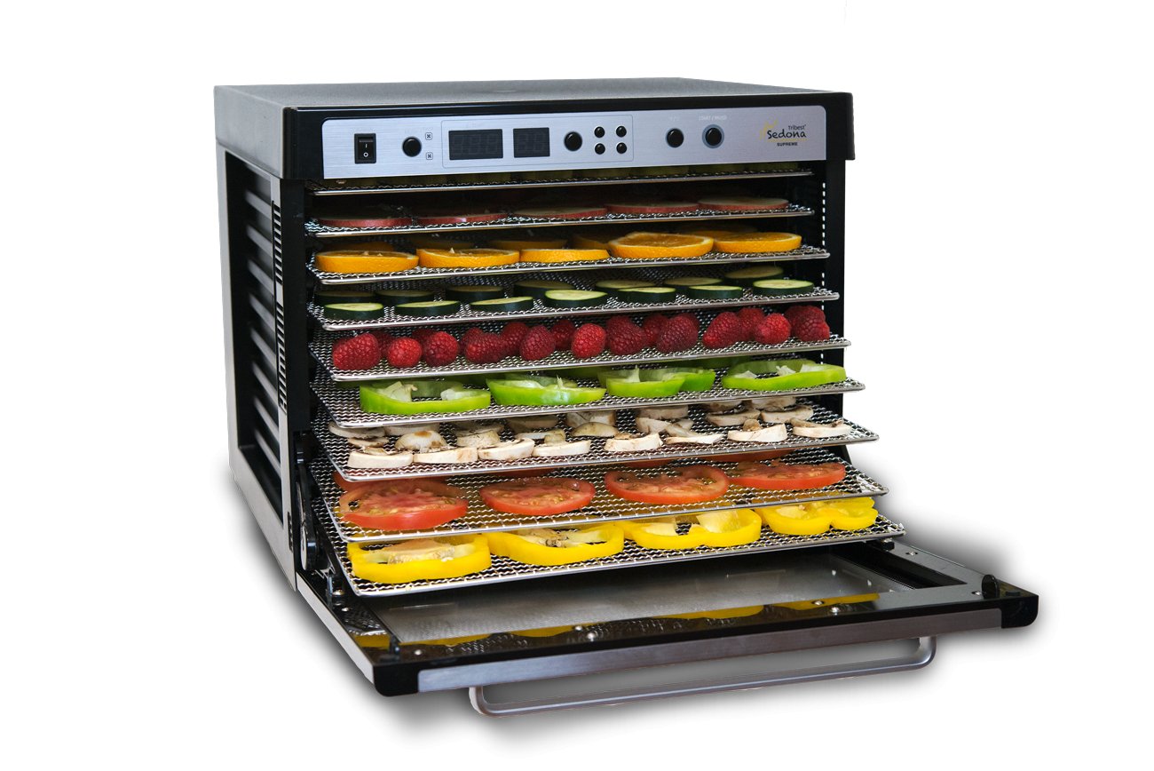 Sedona Supreme Commercial Food Dehydrator - Large Capacity for Jerky, Fruits & Herbs | Perfect for Home, Restaurant & Commercial Use