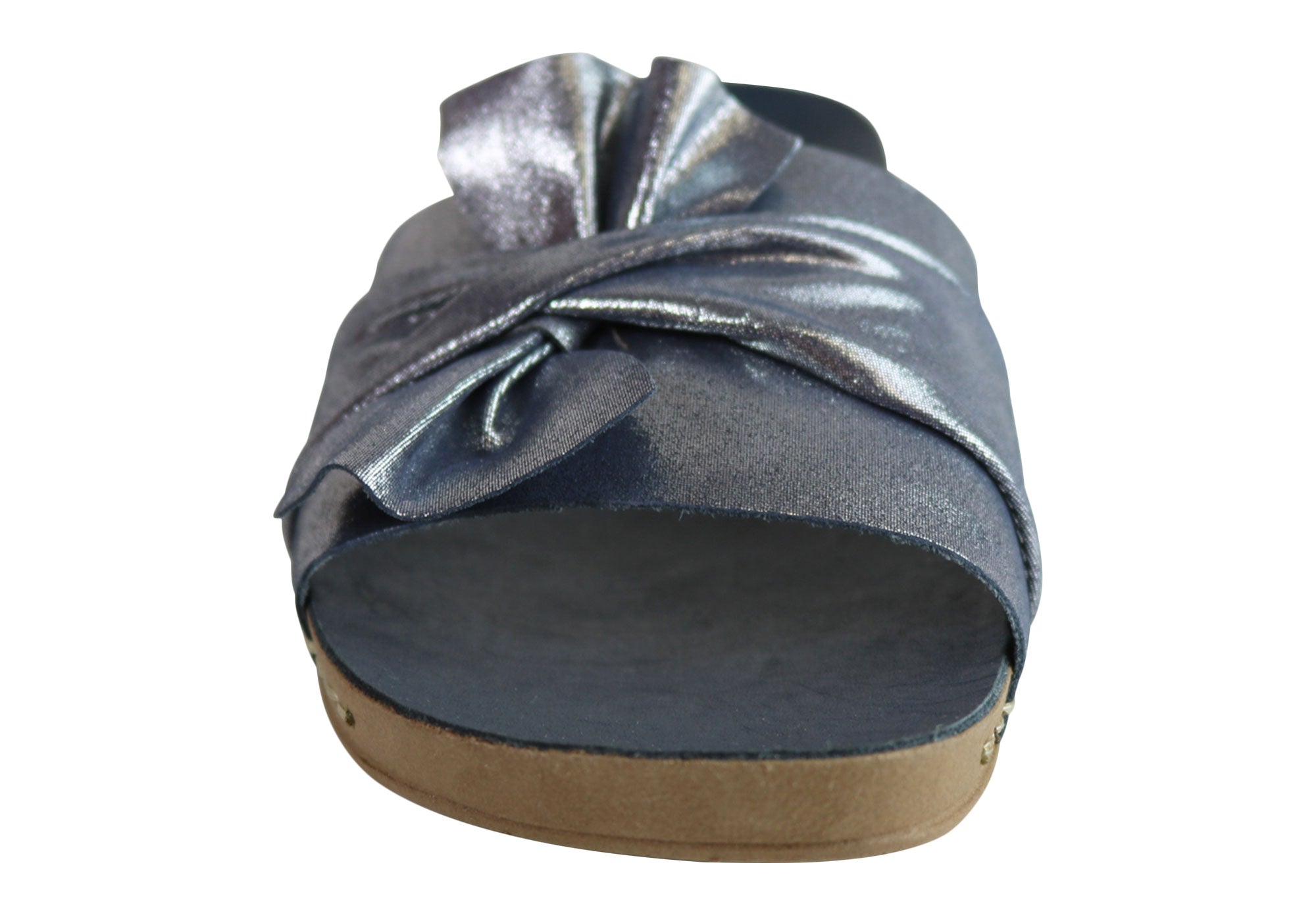 Andacco Women's Comfortable Leather Slide Sandals - Handmade in Brazil - Perfect for Beach, Pool, and Summer Casual Wear