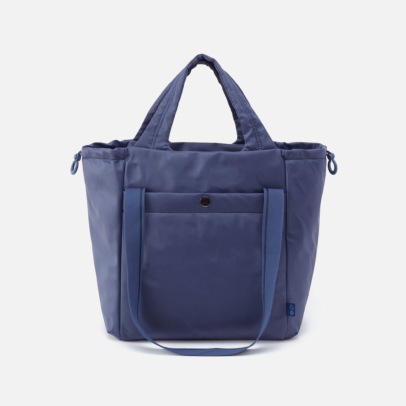 Eco-Friendly PLACES TO GO Tote Bag - Made from Recycled CaRefiber Nylon in Ocean Blue | Perfect for Beach Trips, Grocery Shopping & Daily Commute