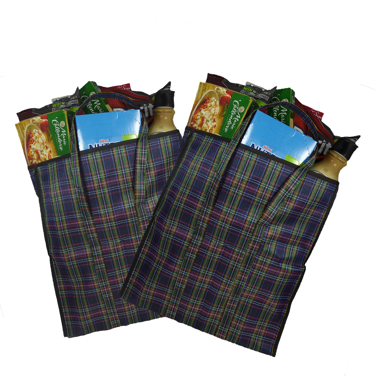 AnapoliZ Premium Heavy Duty Reusable Grocery Bags - Eco-Friendly Shopping Totes with Exclusive Durable Design for Groceries, Farmers Market & Everyday Errands