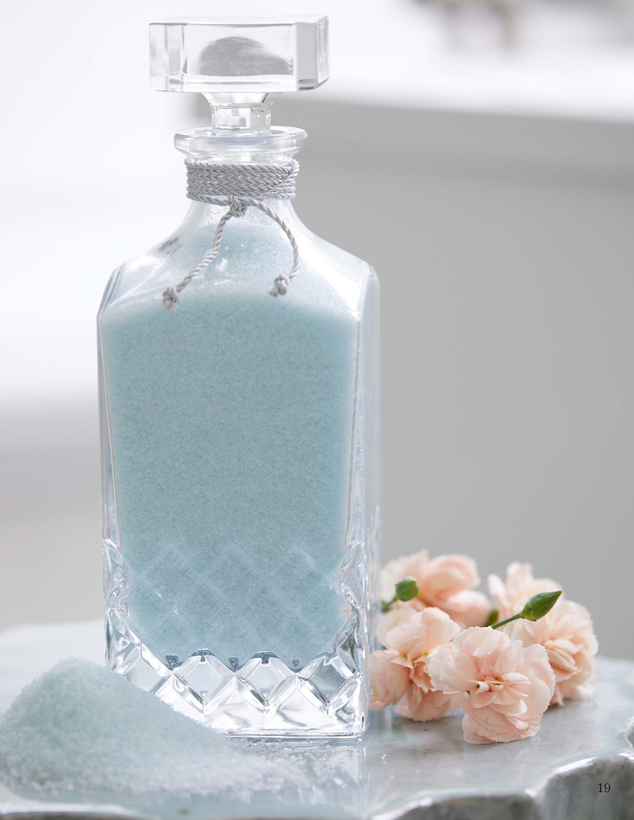 Momentous Luxury Bath Salts with Elegant Glass Decanter - Relaxing Spa Experience for Stress Relief & Self Care