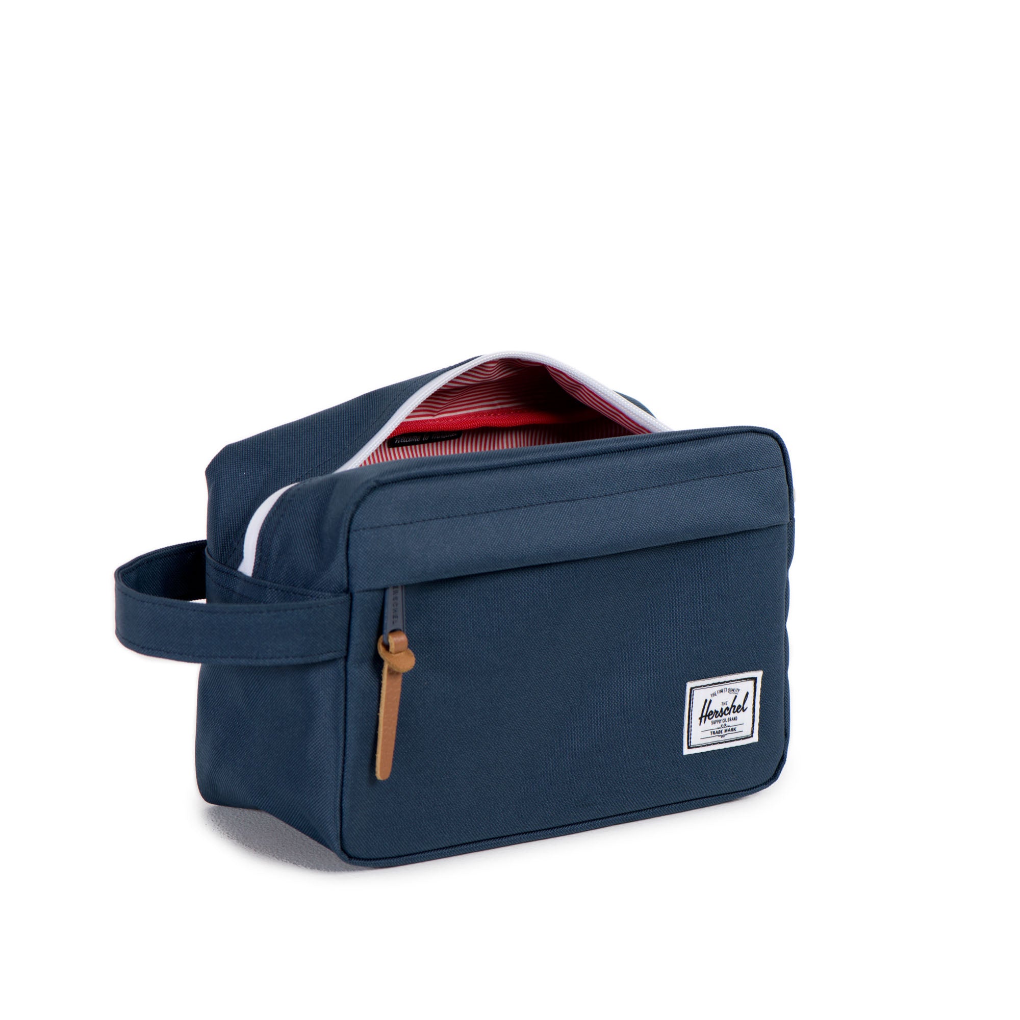 Herschel Chapter Travel Kit - Compact Toiletry Bag for Men & Women, Water-Resistant Navy Blue Organizer - Perfect for Gym, Travel, and Weekend Getaways